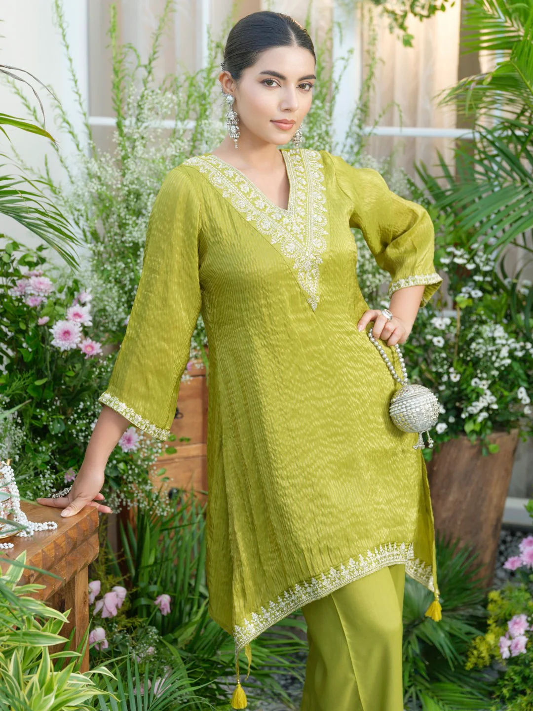 Palash pickle festive fusion co-ord set - Image 2