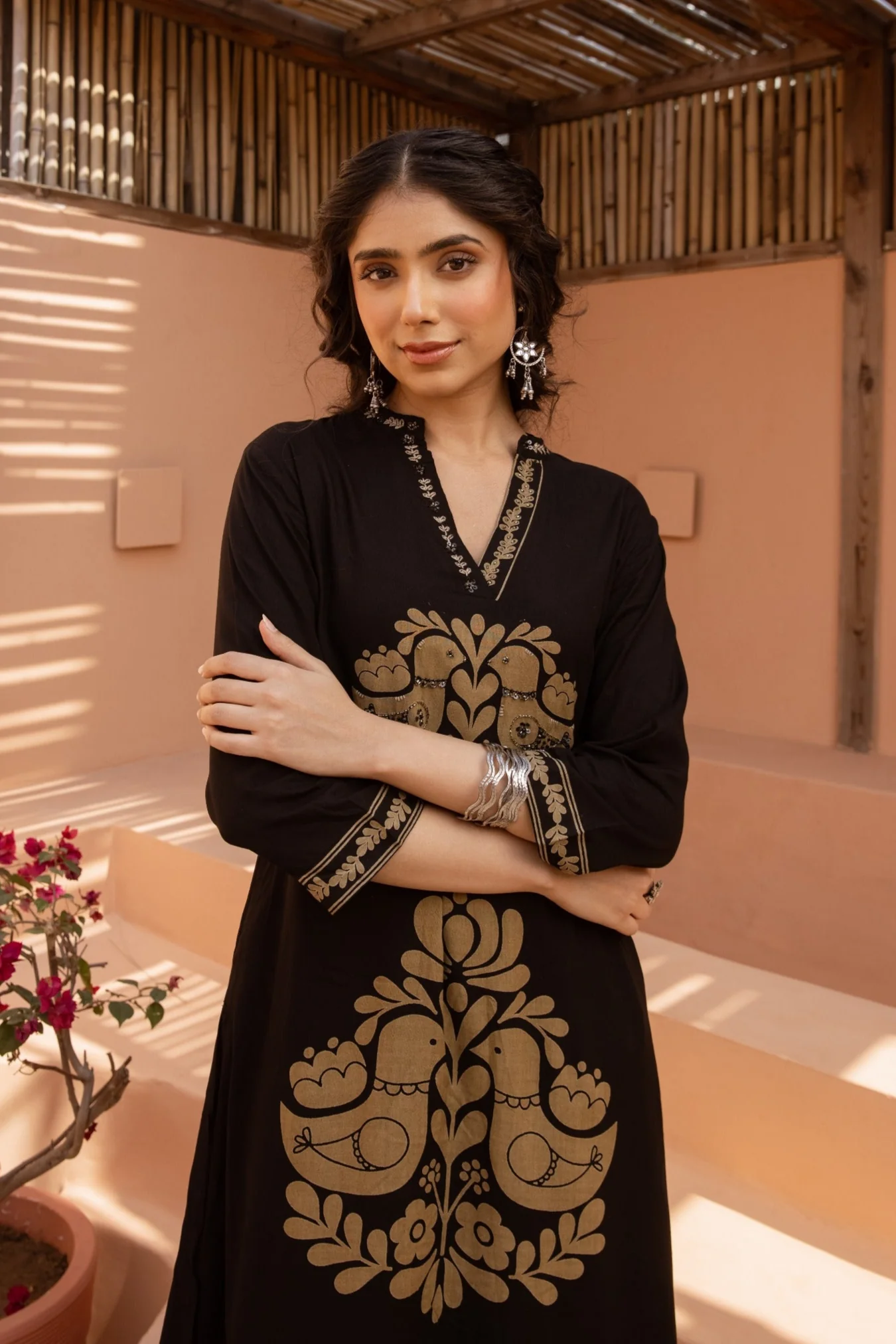 Bakul Pitch Printed Kurta Pant set - Image 2