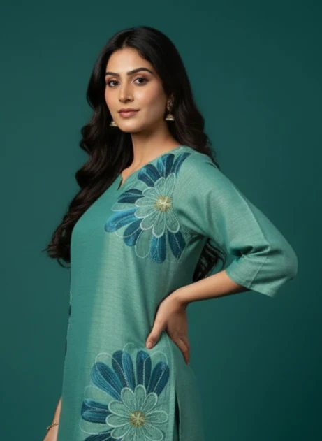 Prisha jay embroidery co-ord set - Image 2