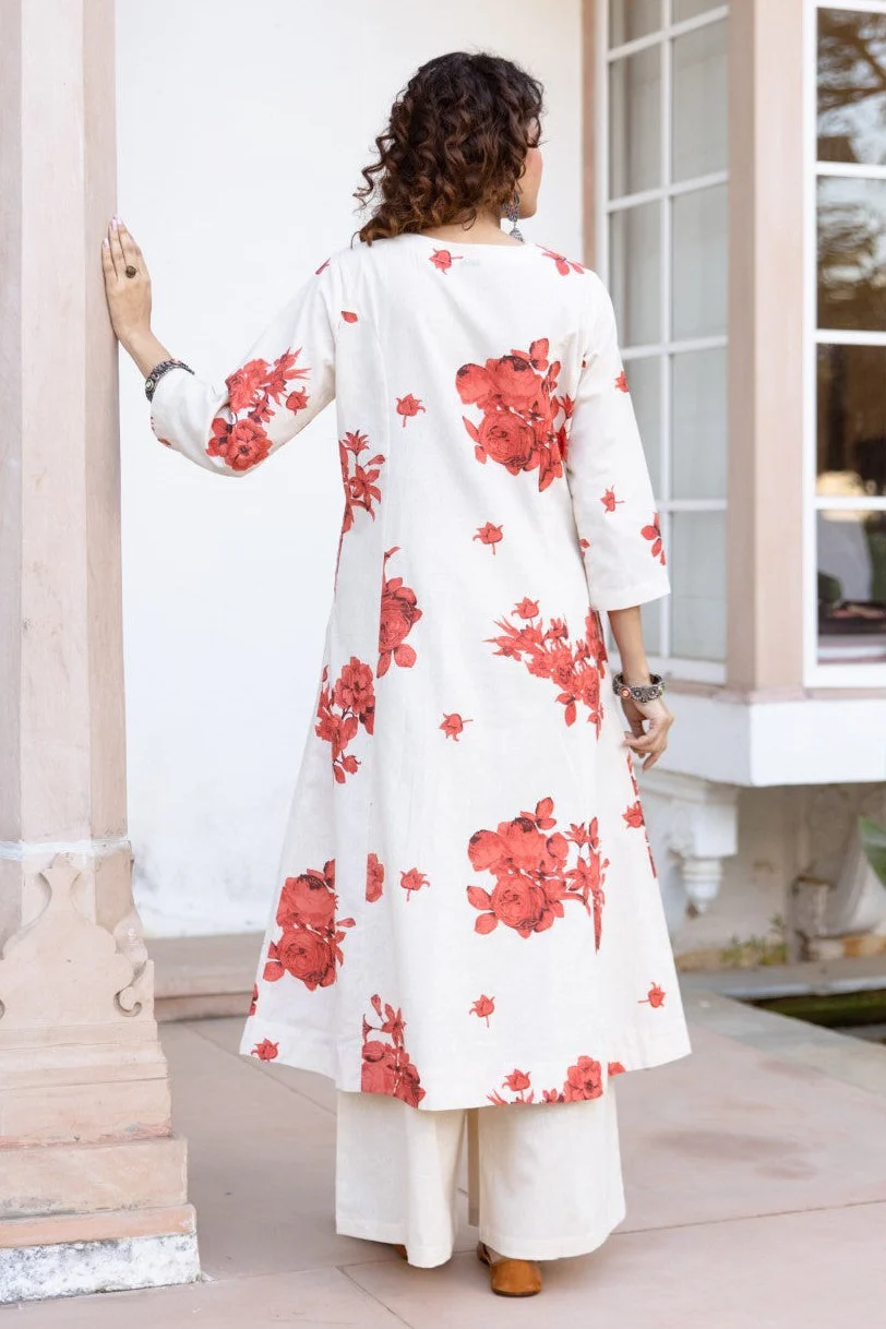 Karen maple cotton Kurta Pant set - Image 3