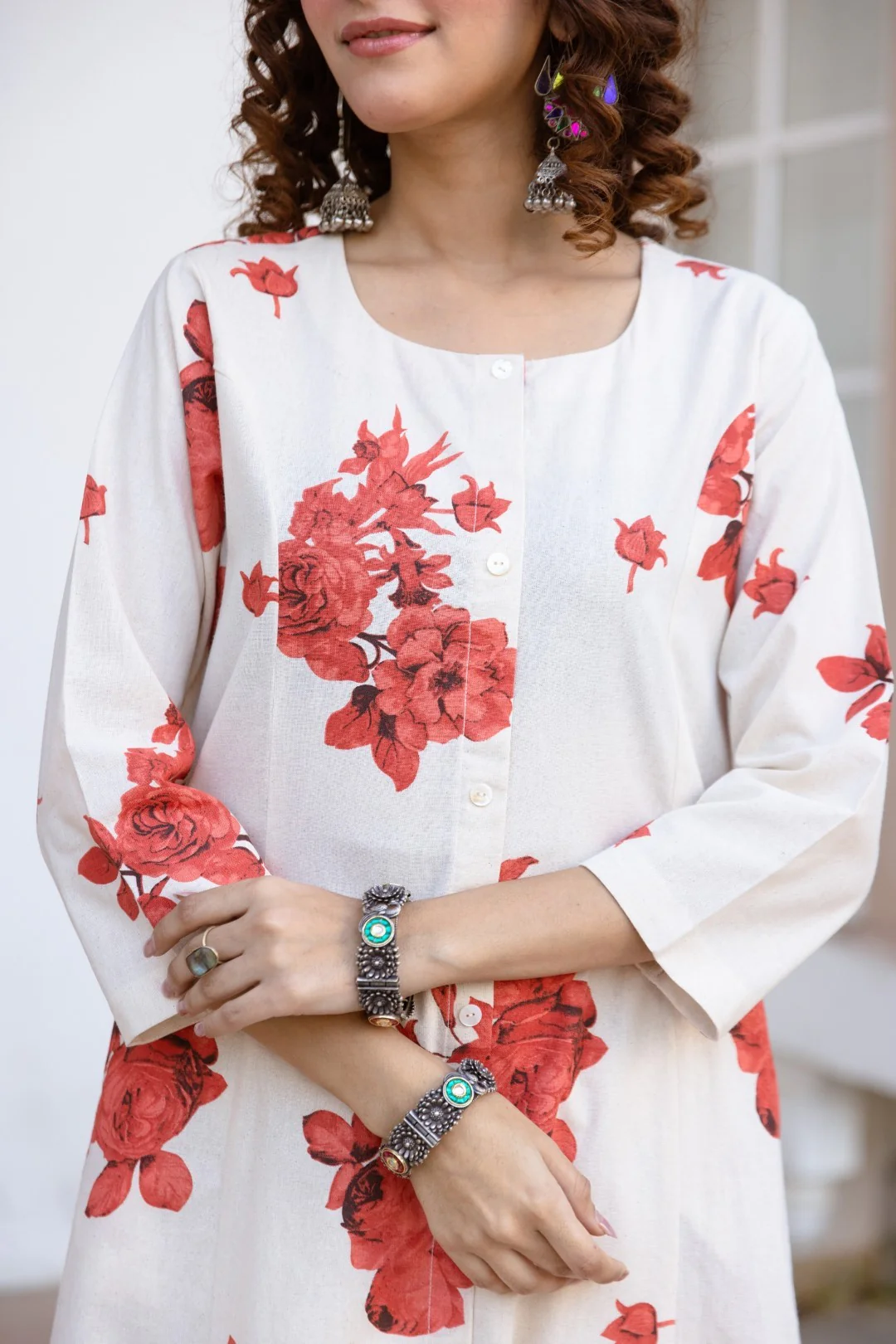 Karen maple cotton Kurta Pant set - Image 5