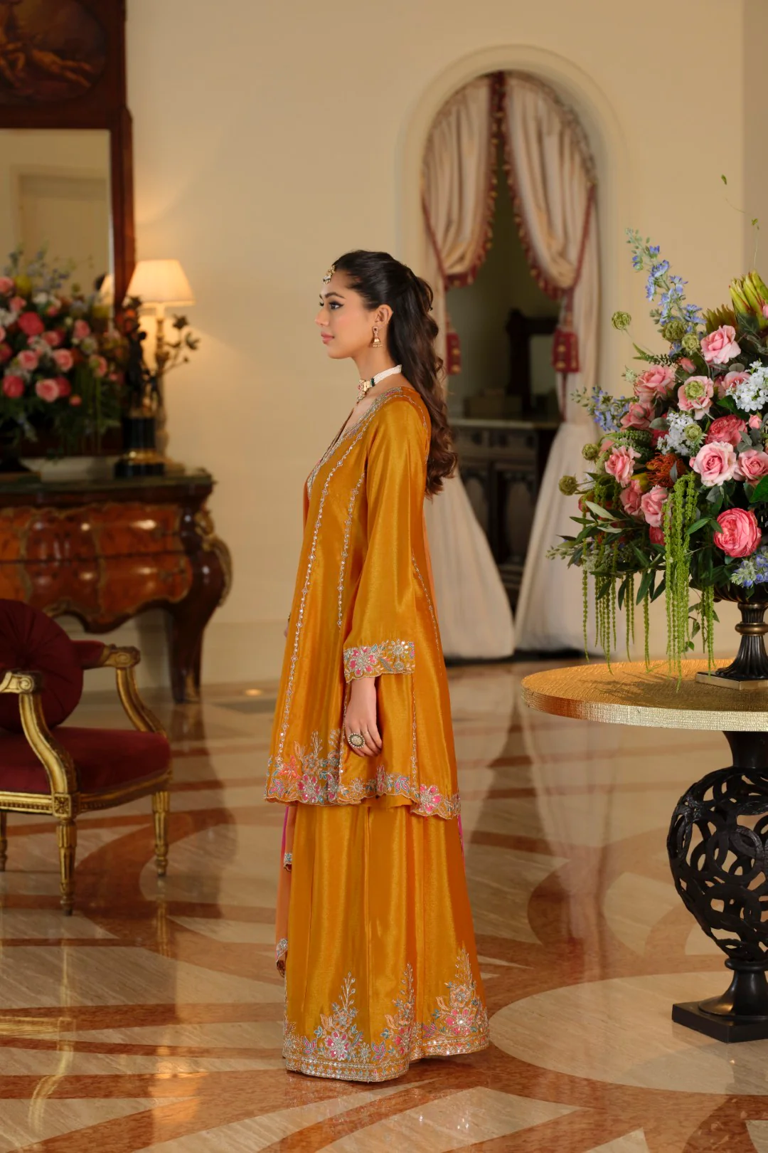 Areesa canary full work suit set - Image 4