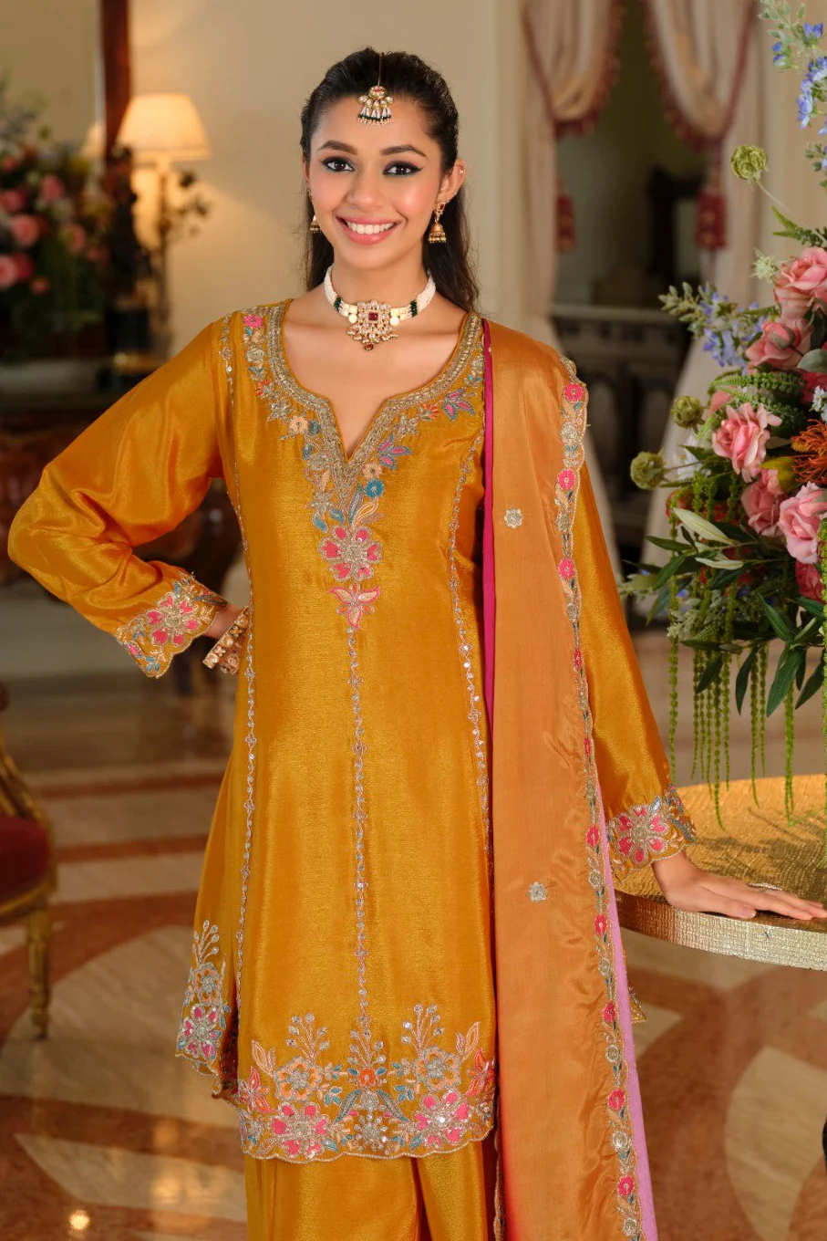 Areesa canary full work suit set - Image 5