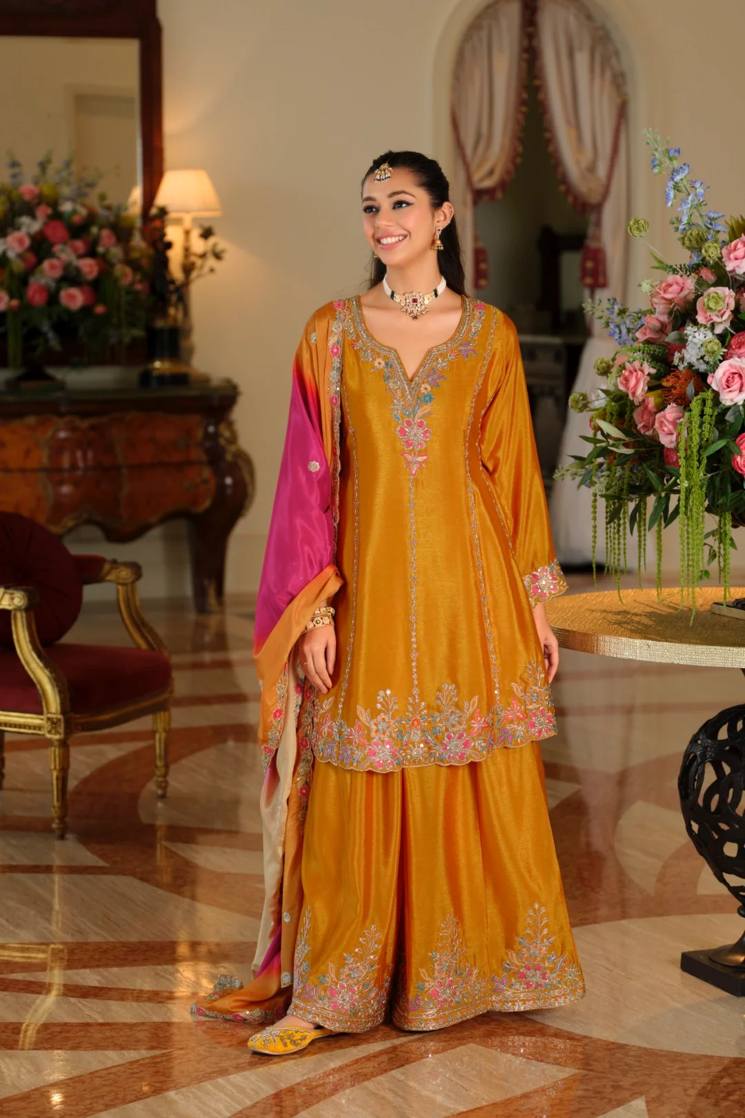 Areesa canary full work suit set - Image 7