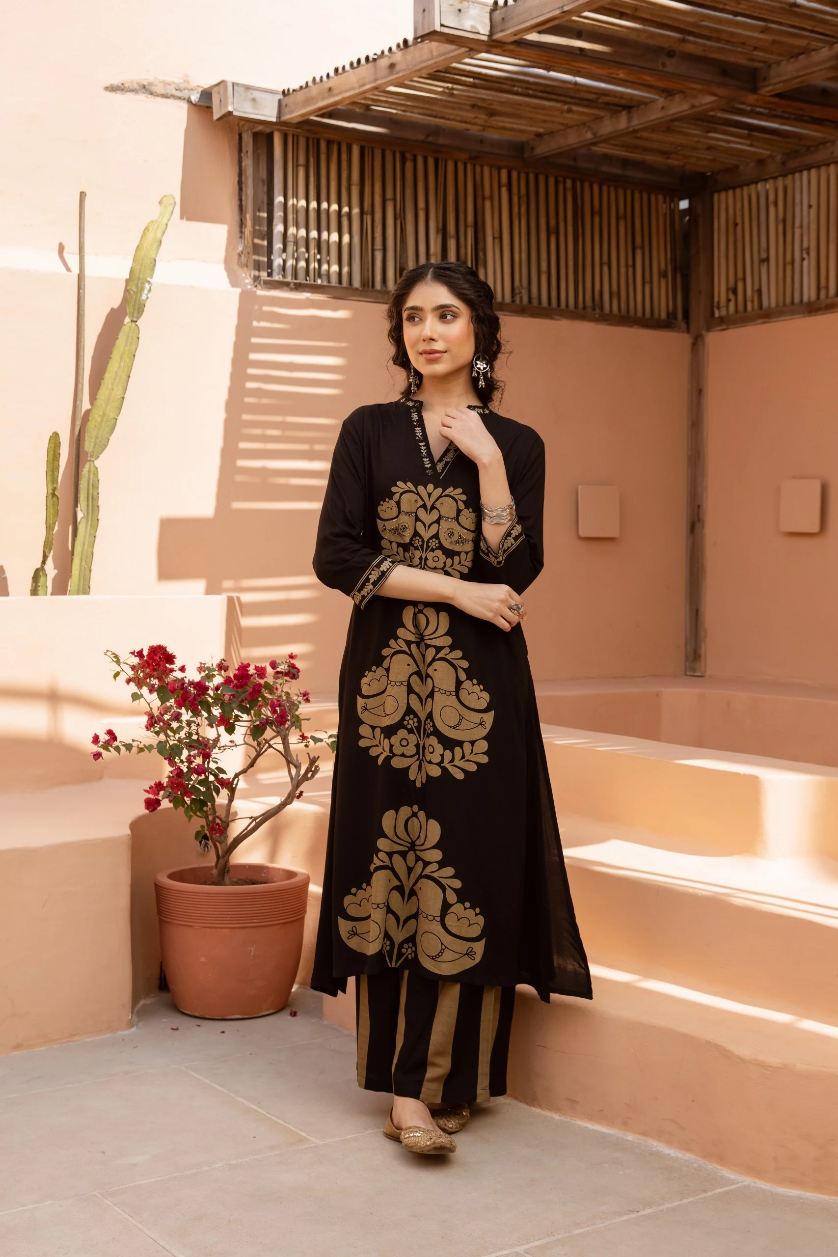 Bakul Pitch Printed Kurta Pant set - Image 8