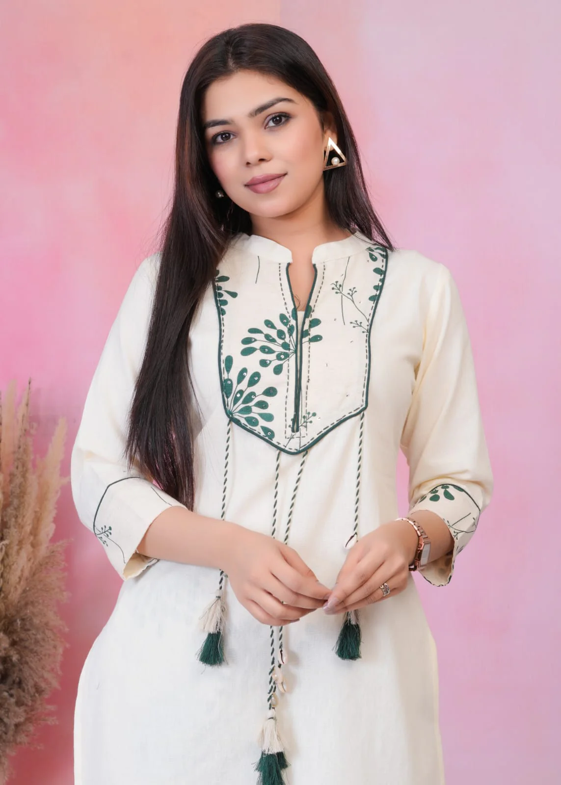 Hardik Fern Cotton Co-ord Set - Image 2