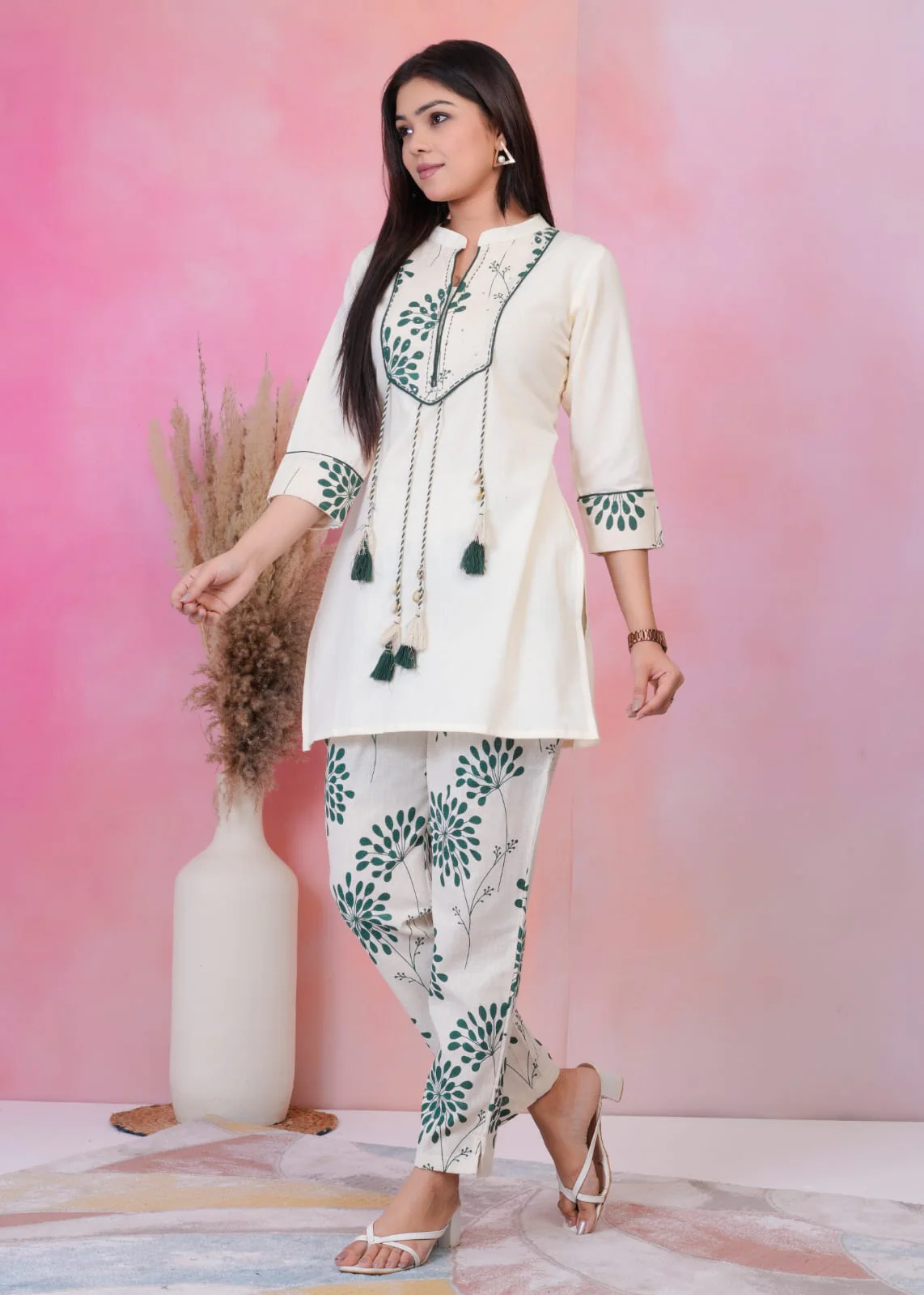Hardik Fern Cotton Co-ord Set - Image 3
