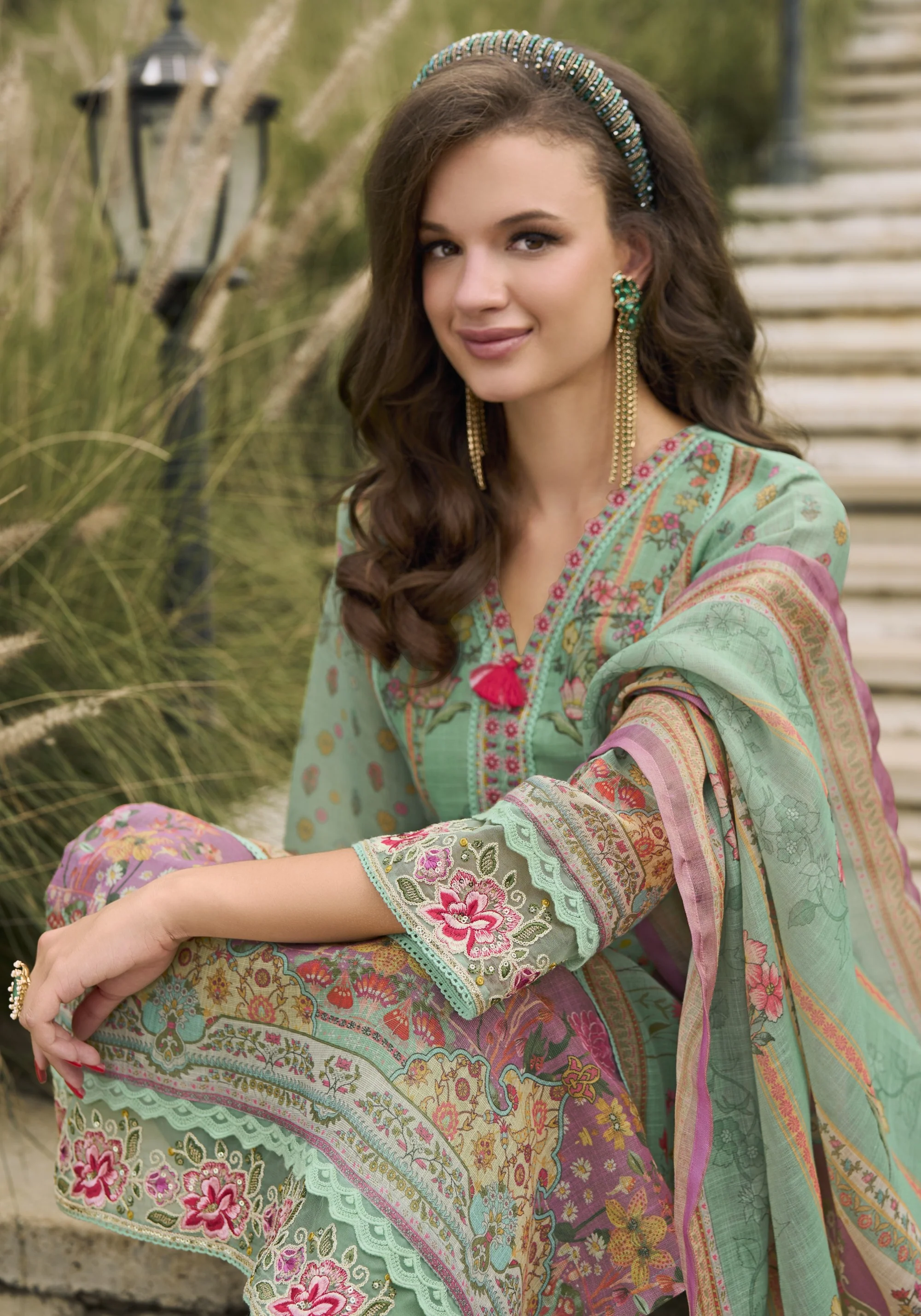 Darzan Fern Premium Lawn Suit Set - Image 2