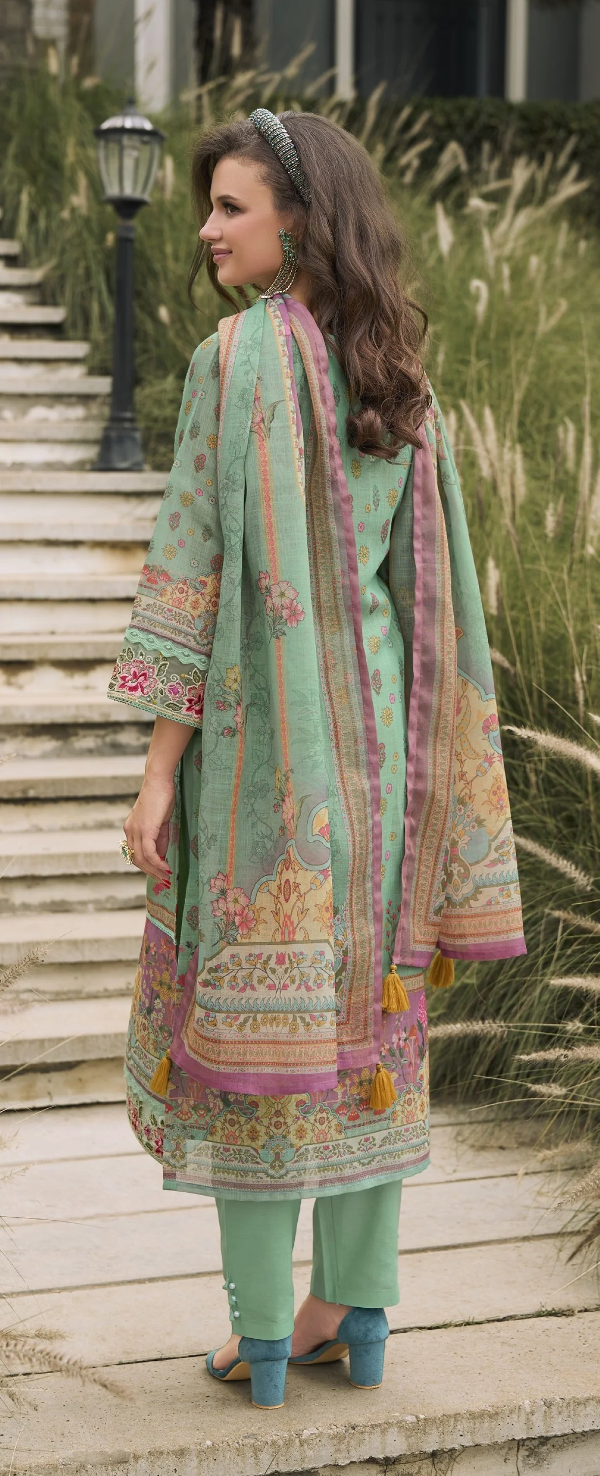 Darzan Fern Premium Lawn Suit Set - Image 3