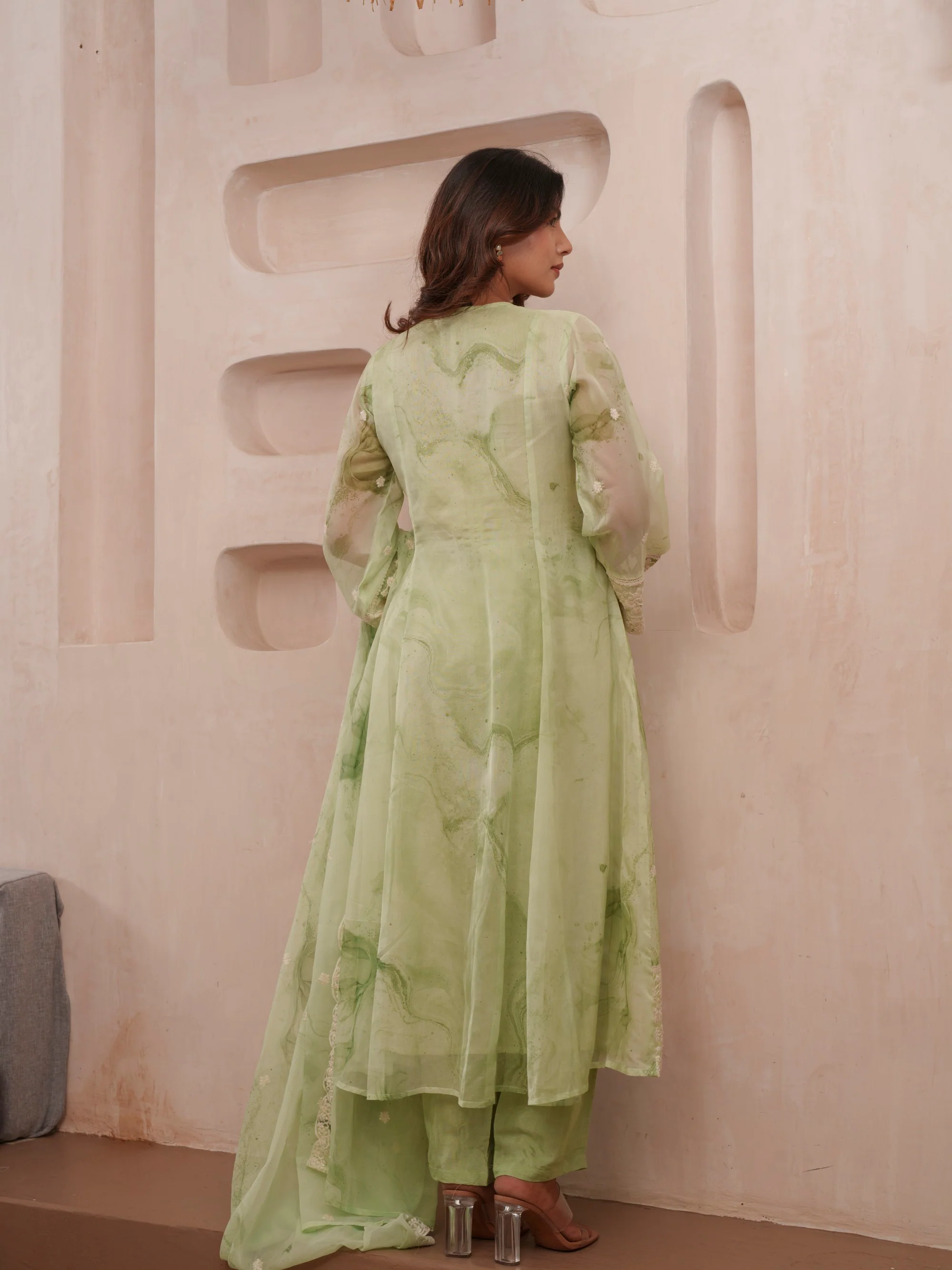 Tashvika fern Premium Suit Set - Image 10