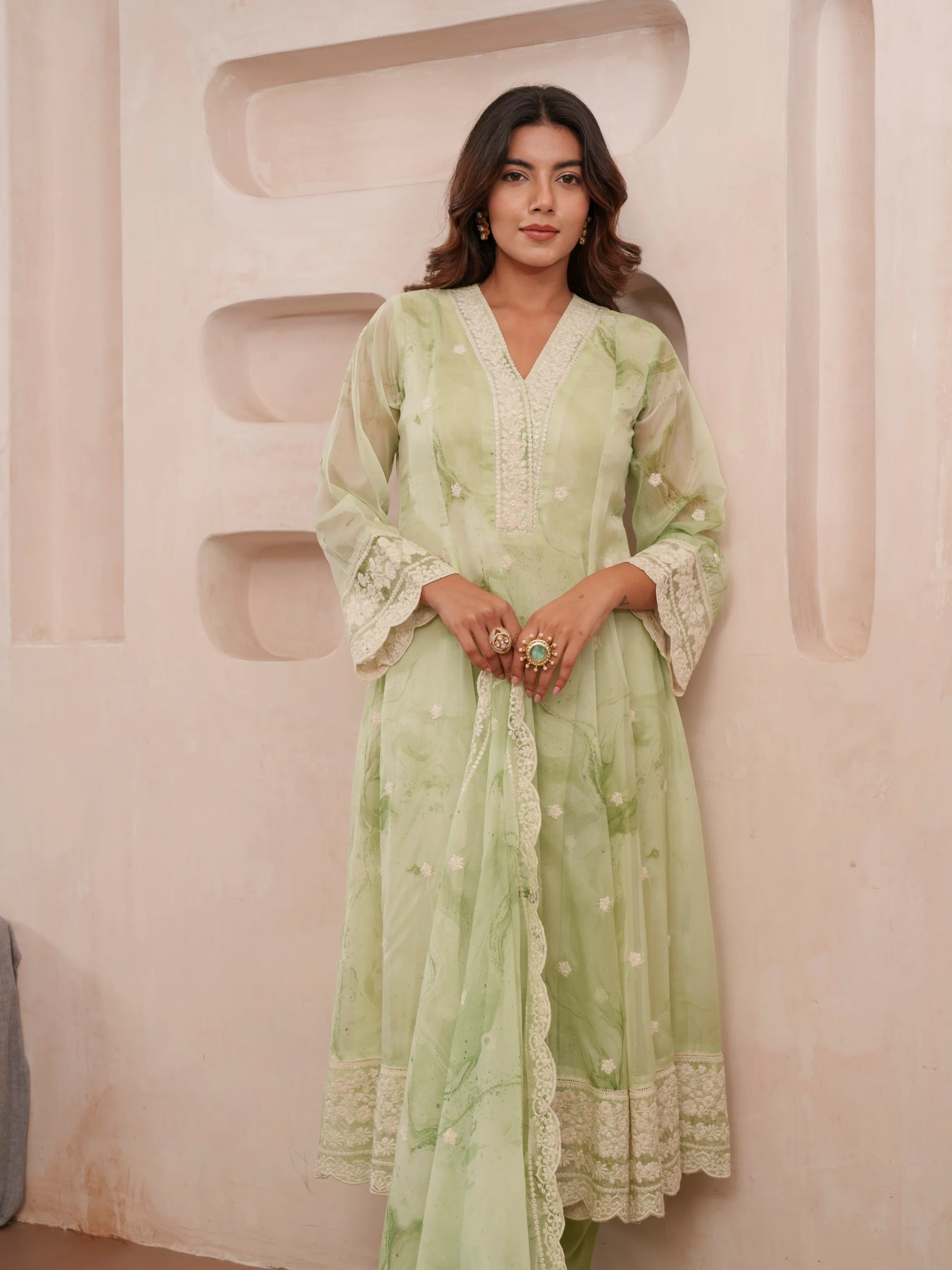 Tashvika fern Premium Suit Set - Image 11