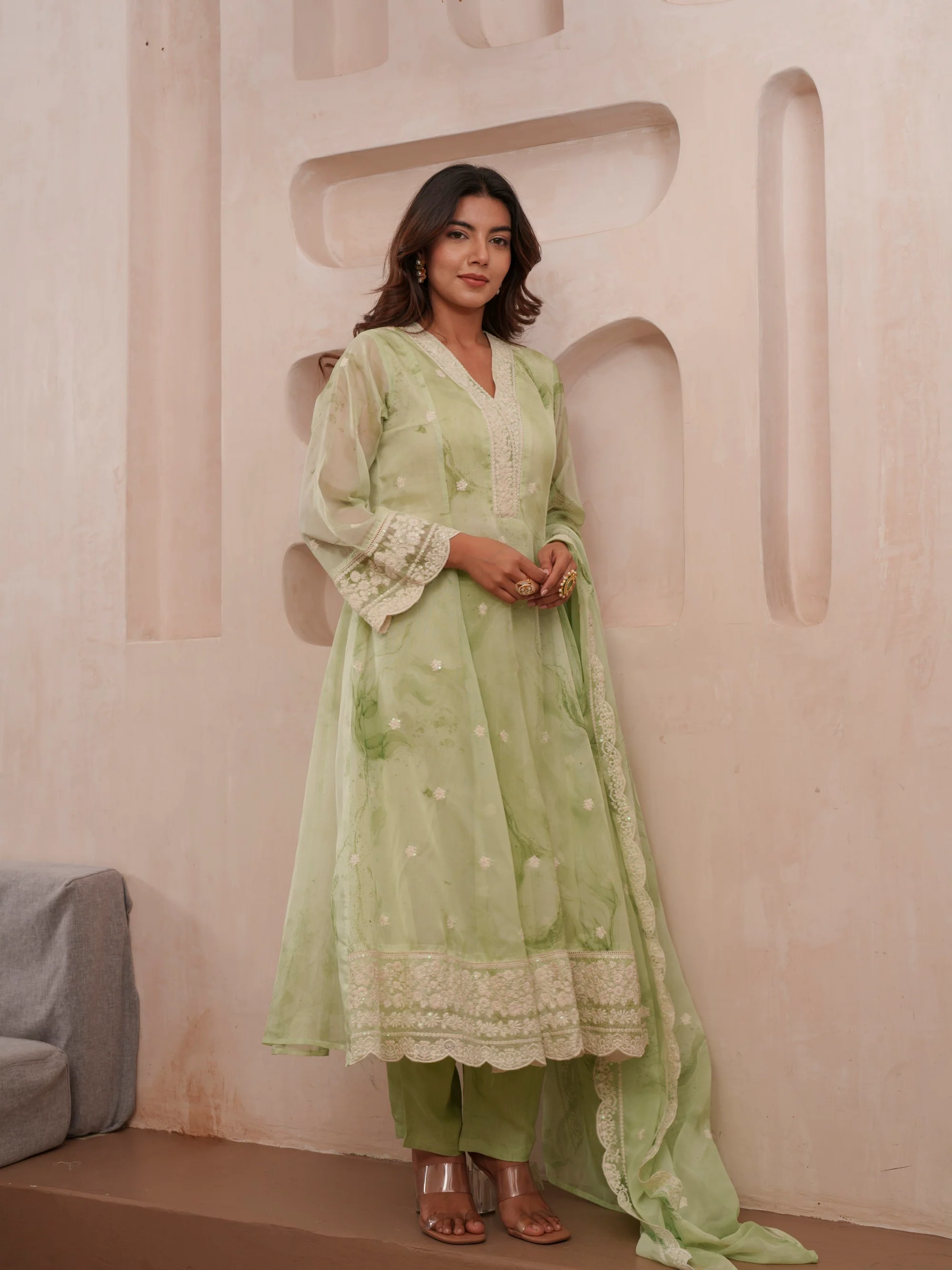 Tashvika fern Premium Suit Set - Image 12