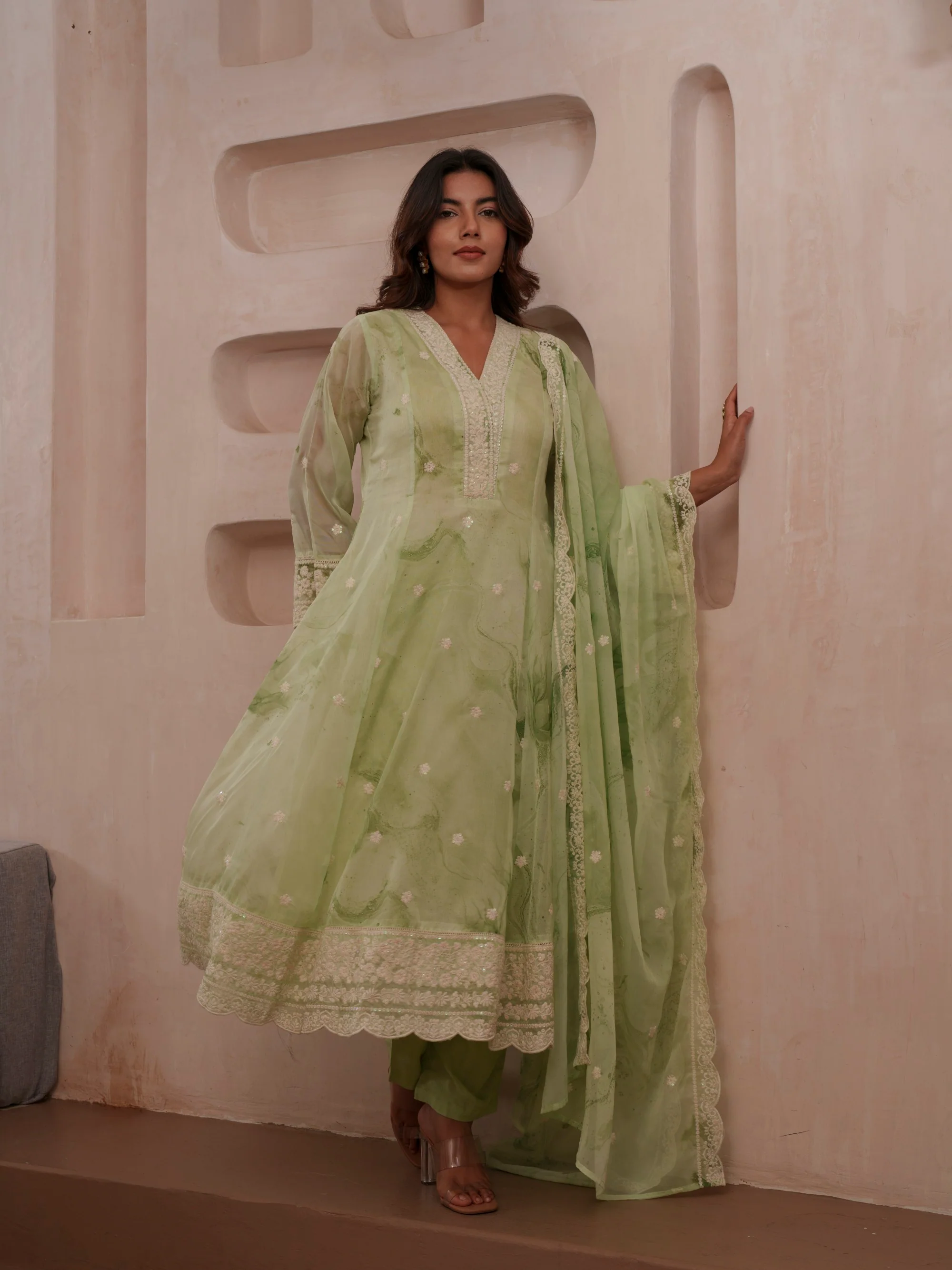 Tashvika fern Premium Suit Set - Image 15