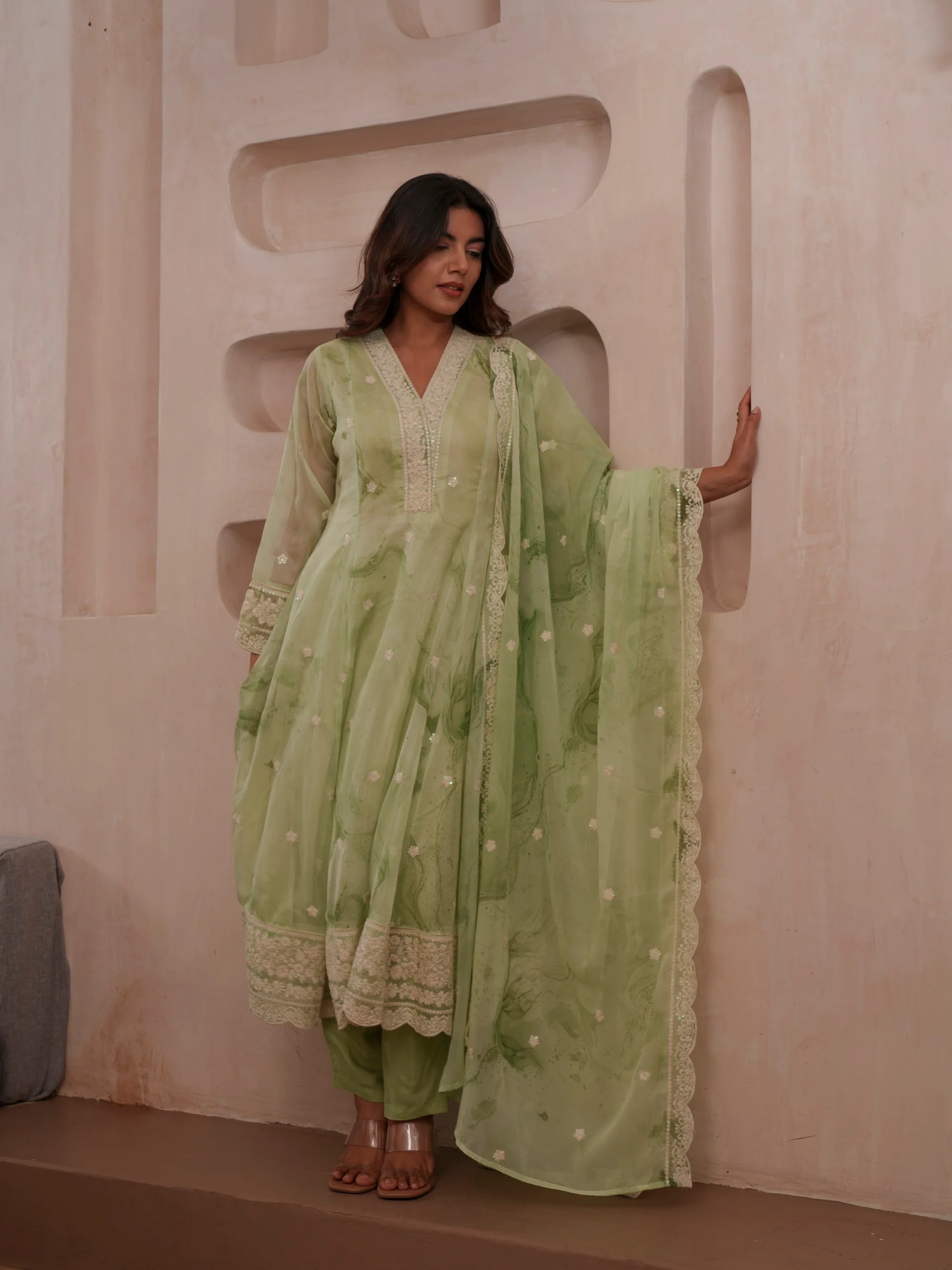 Tashvika fern Premium Suit Set - Image 16