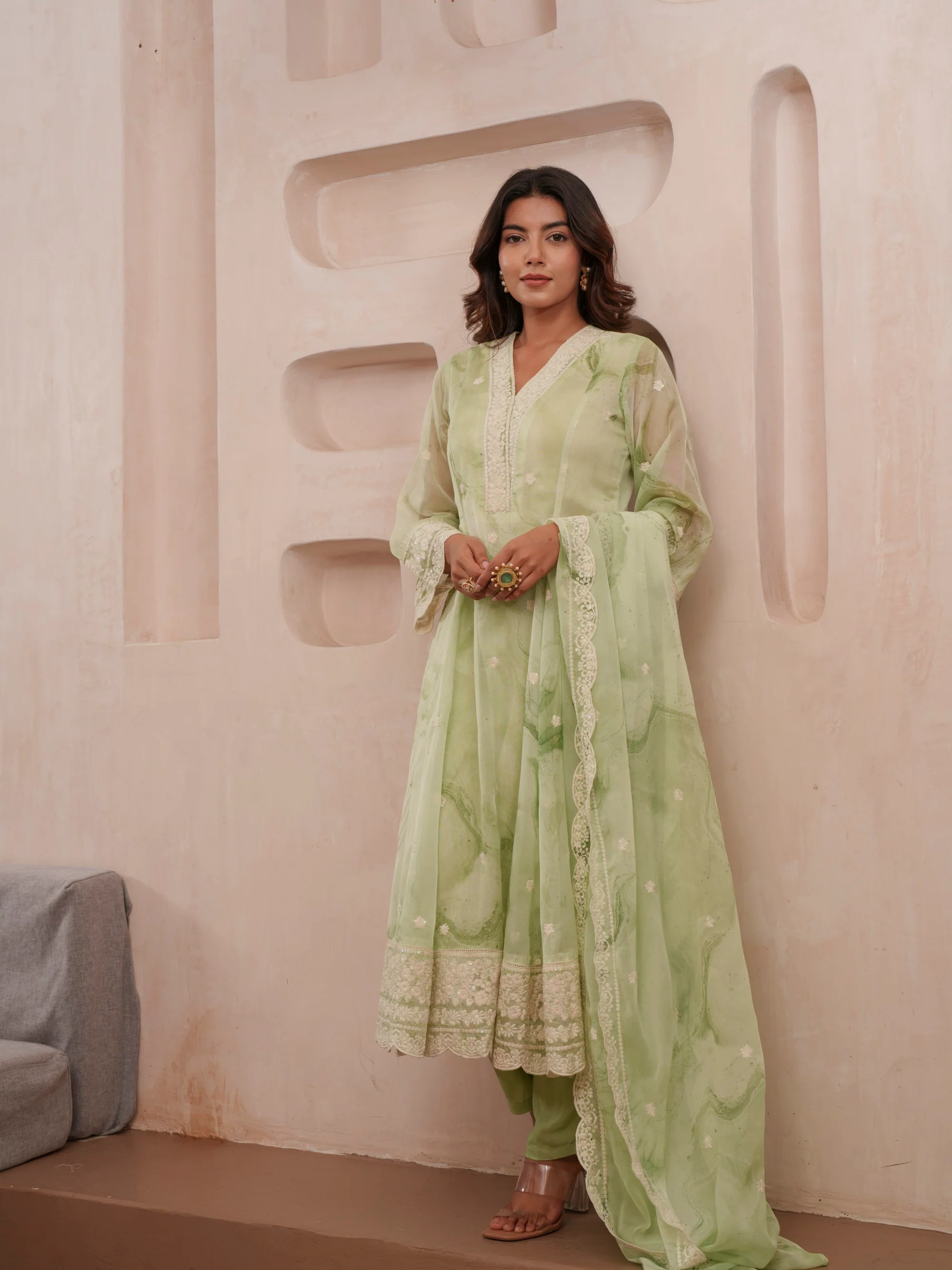 Tashvika fern Premium Suit Set - Image 17