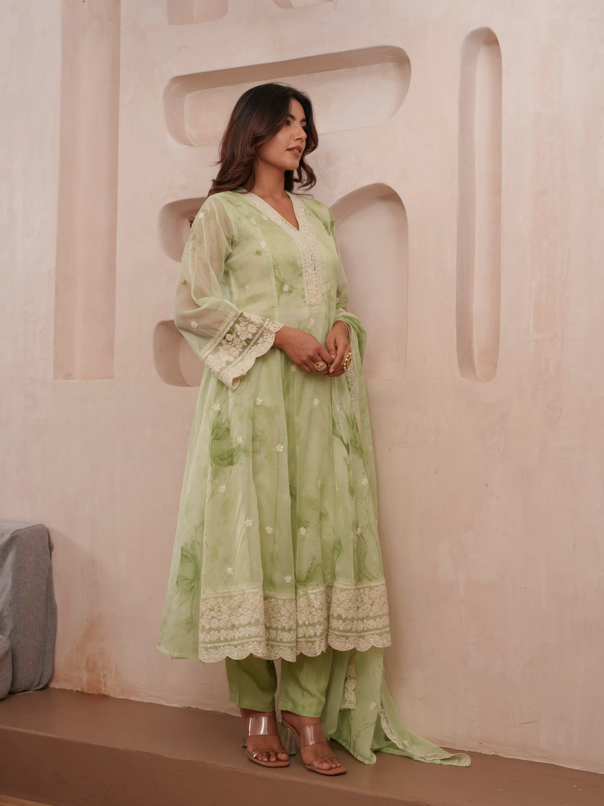 Tashvika fern Premium Suit Set - Image 18