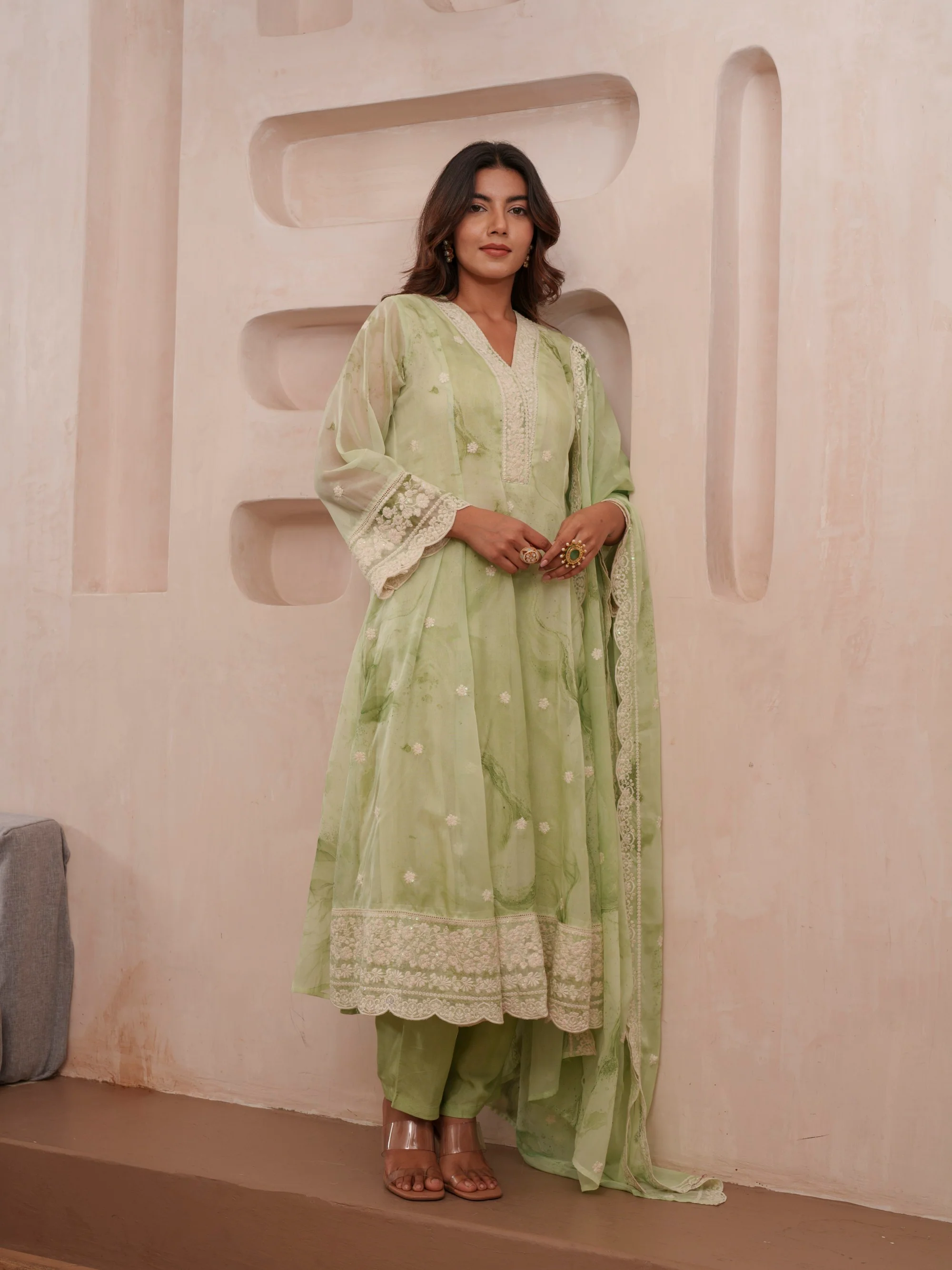 Tashvika fern Premium Suit Set - Image 4