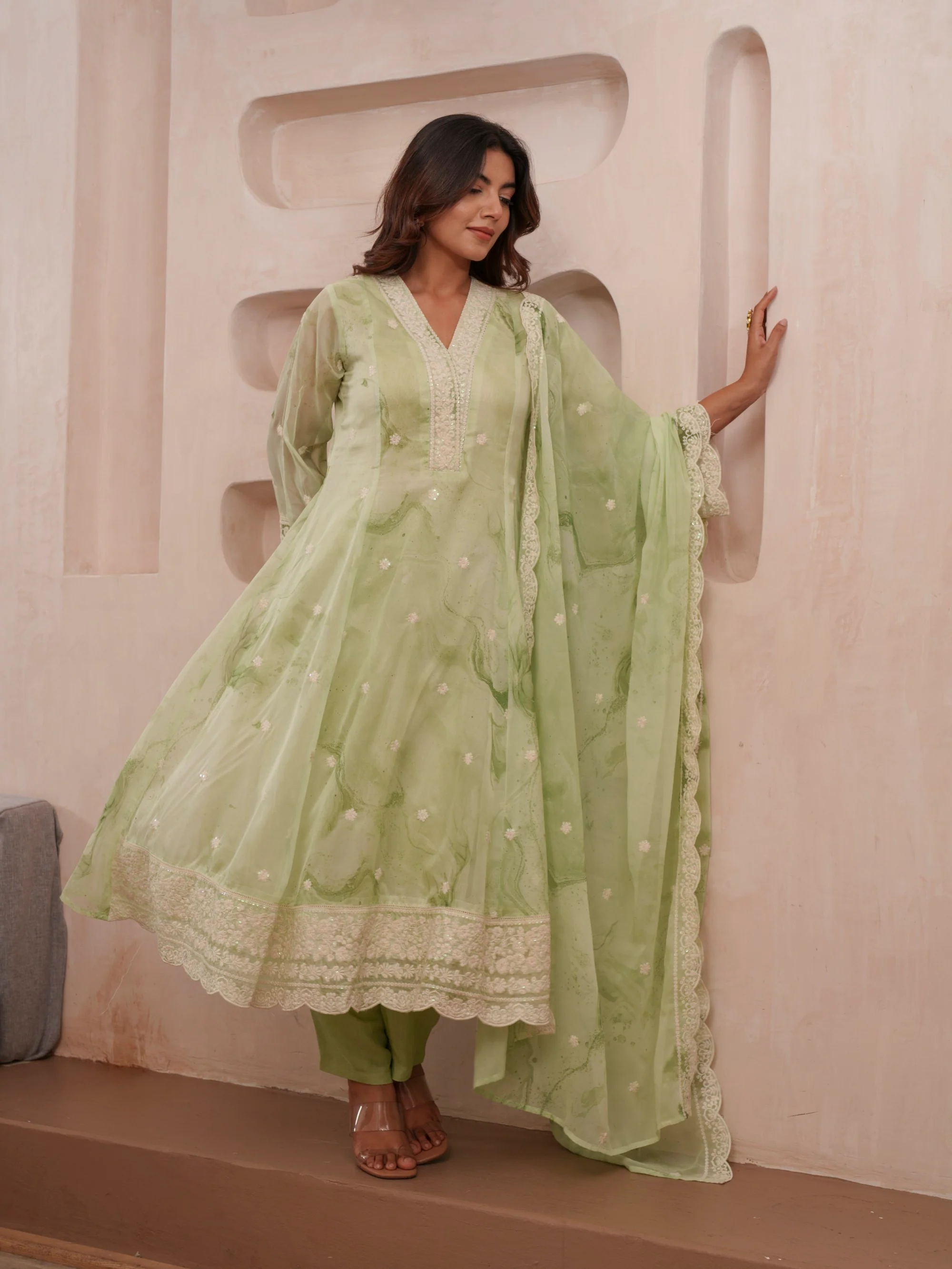 Tashvika fern Premium Suit Set - Image 6