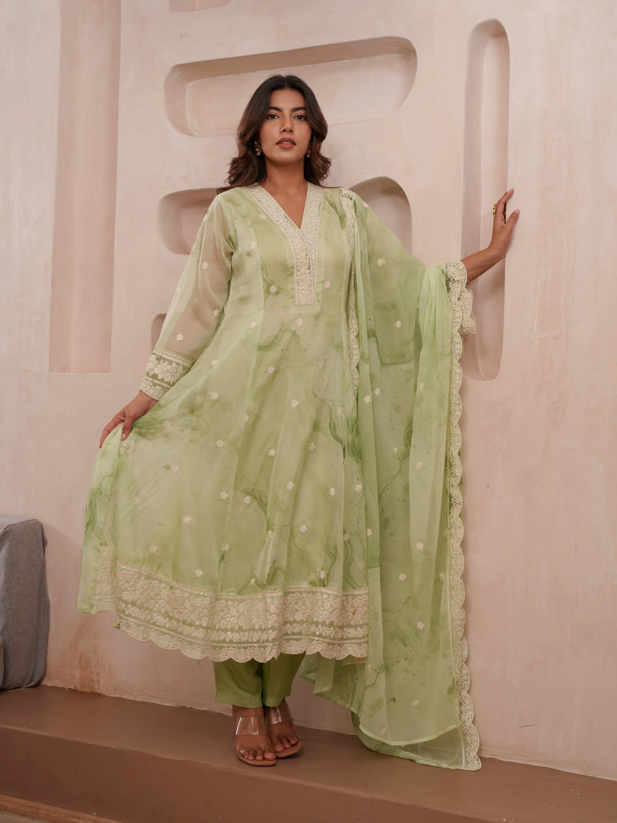 Tashvika fern Premium Suit Set - Image 7