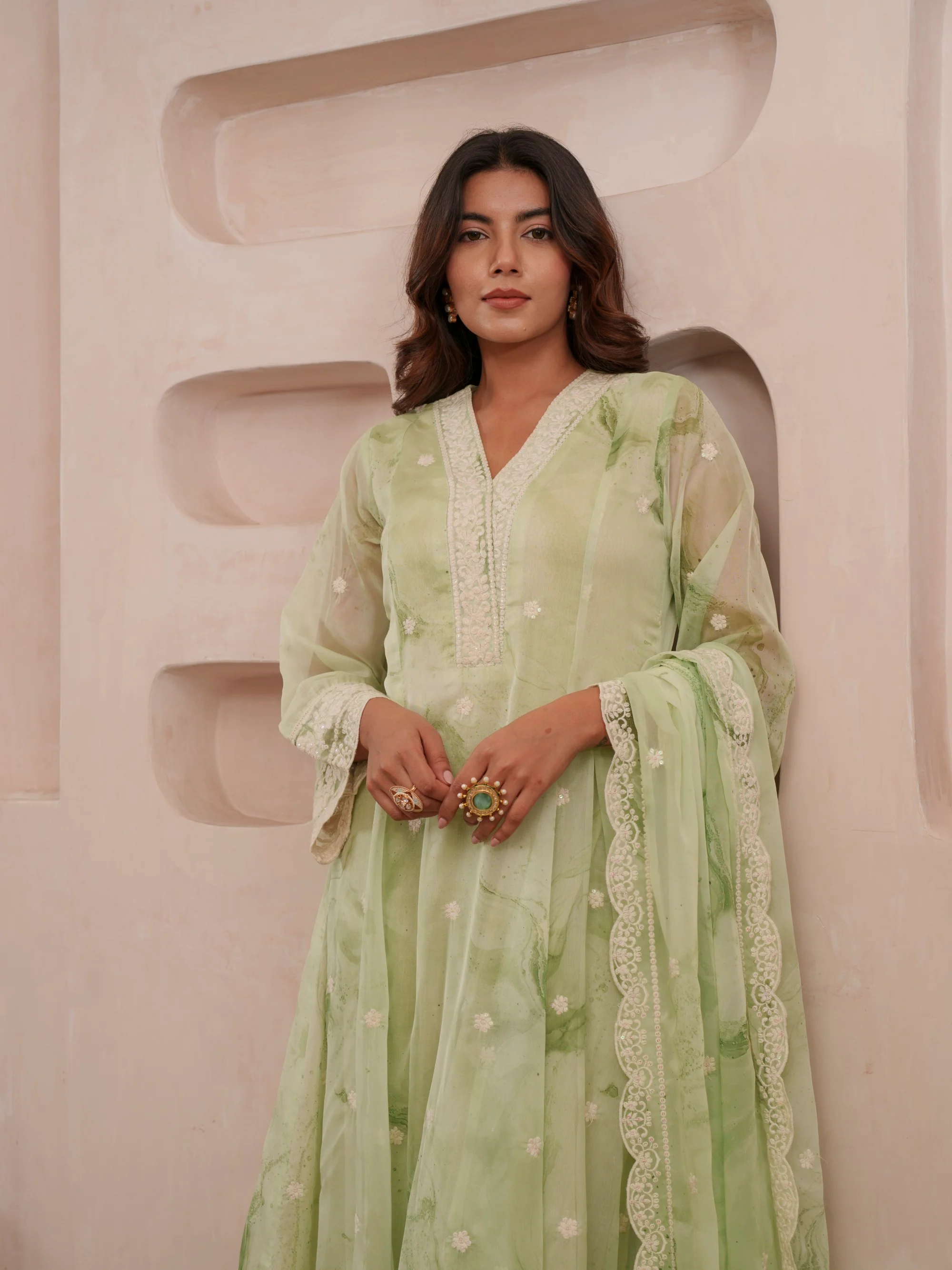 Tashvika fern Premium Suit Set - Image 8