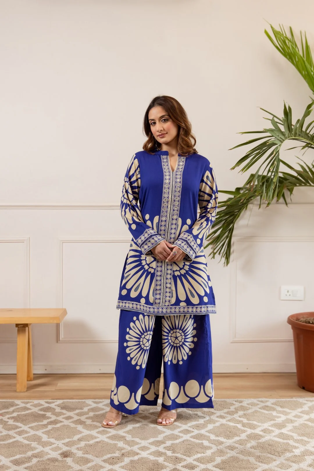 Sonpal trypan printed co-ord set - Image 4