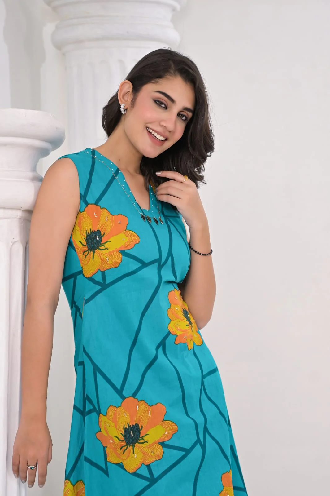Colba Iris Cotton Co-ord Set - Image 2
