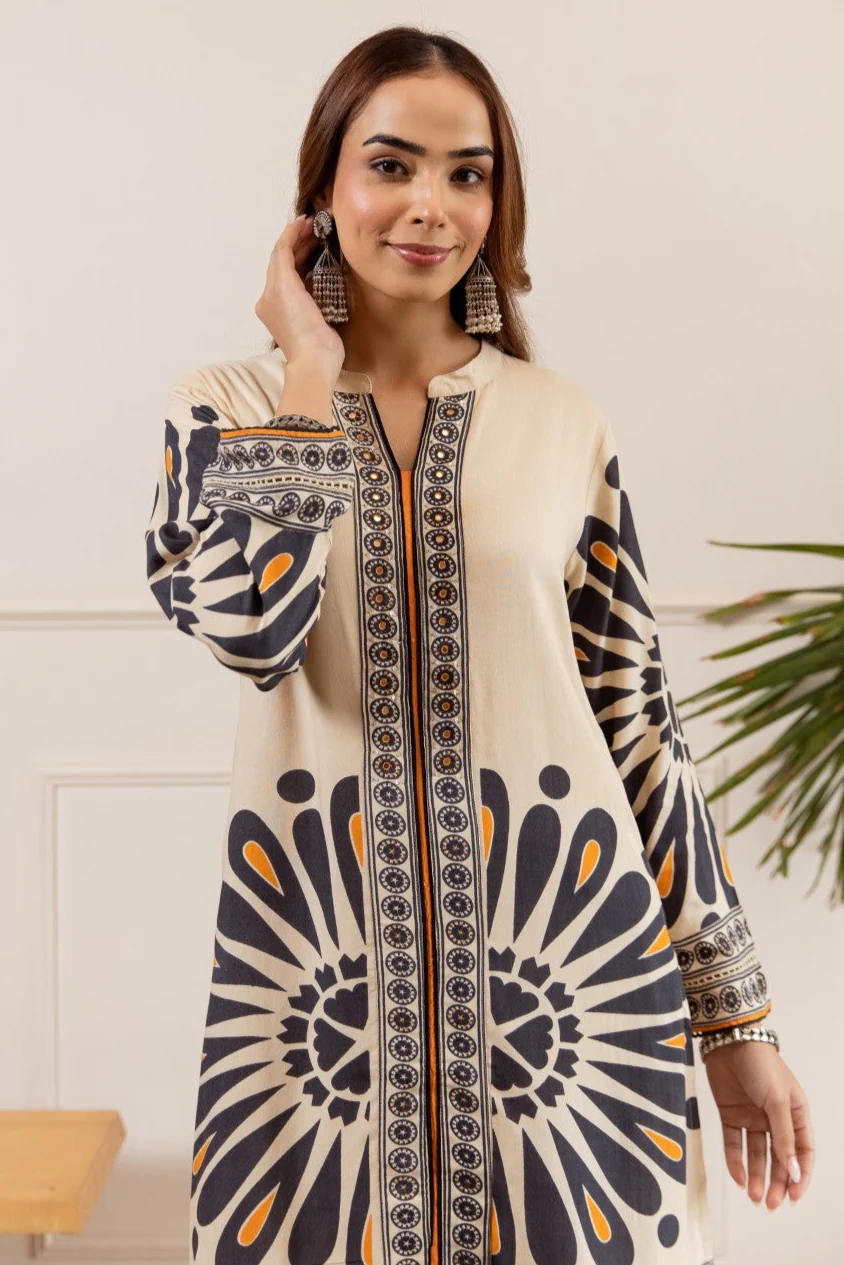 Sonpal frost printed co-ord set - Image 2