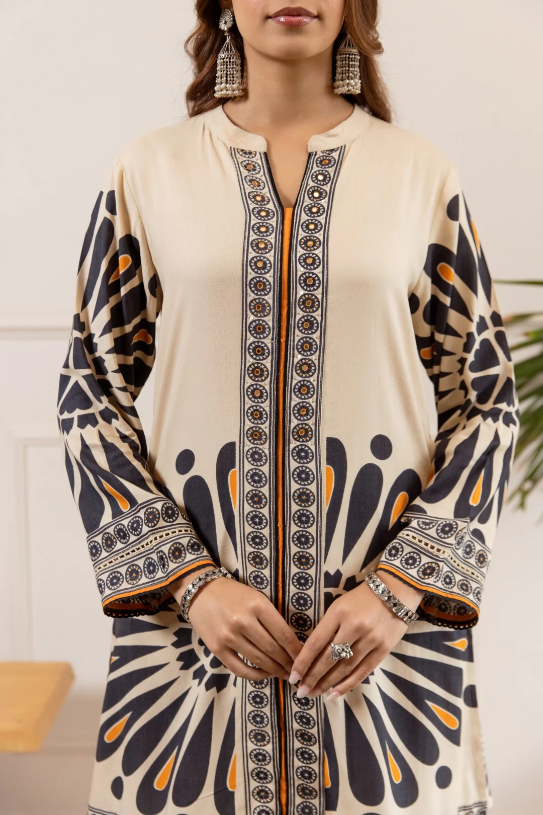 Sonpal frost printed co-ord set - Image 4