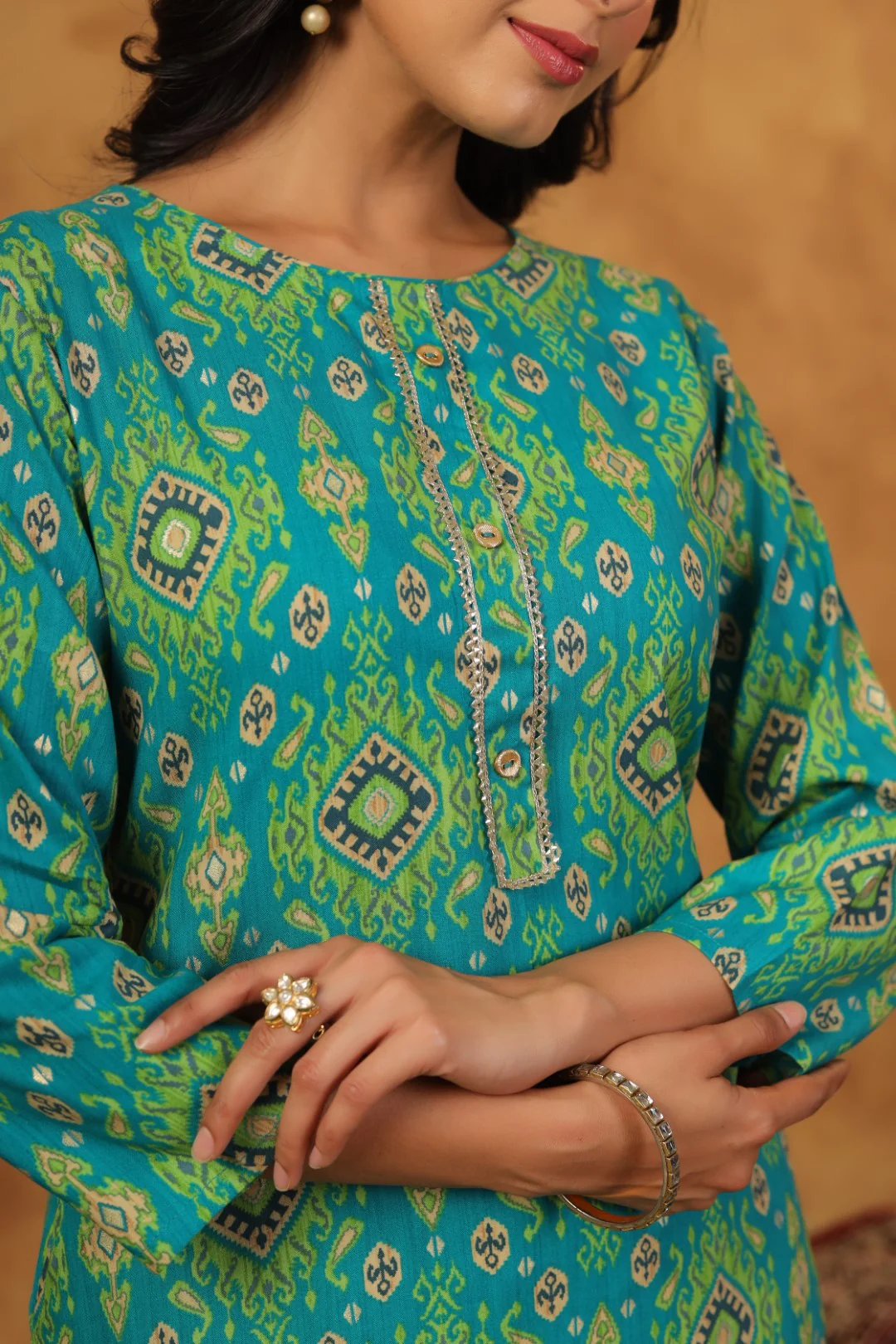Varisha Pacific Printed Kurti - Image 7