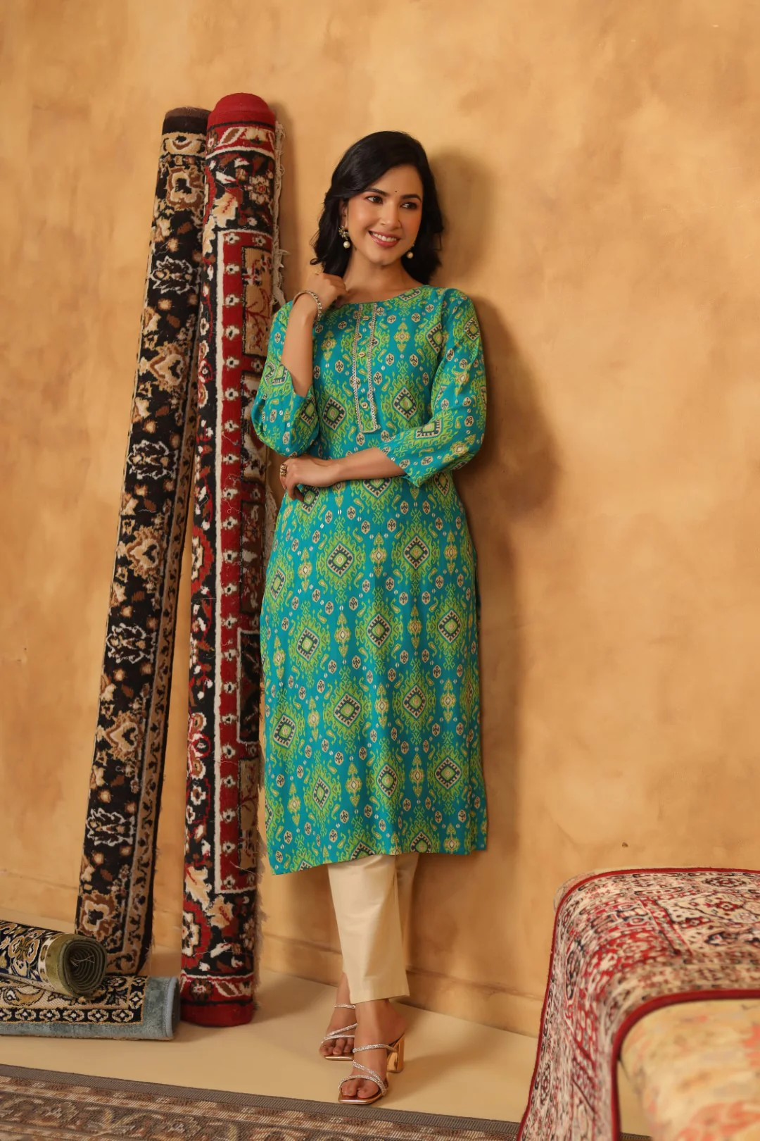 Varisha Pacific Printed Kurti - Image 9
