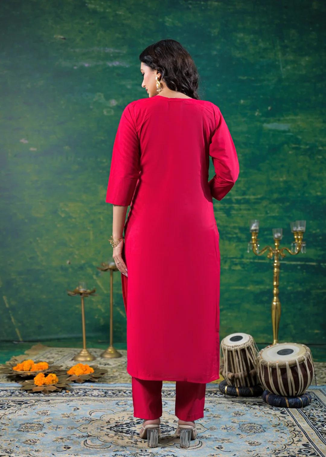Morni Carmine Full Work Suit Set - Image 3
