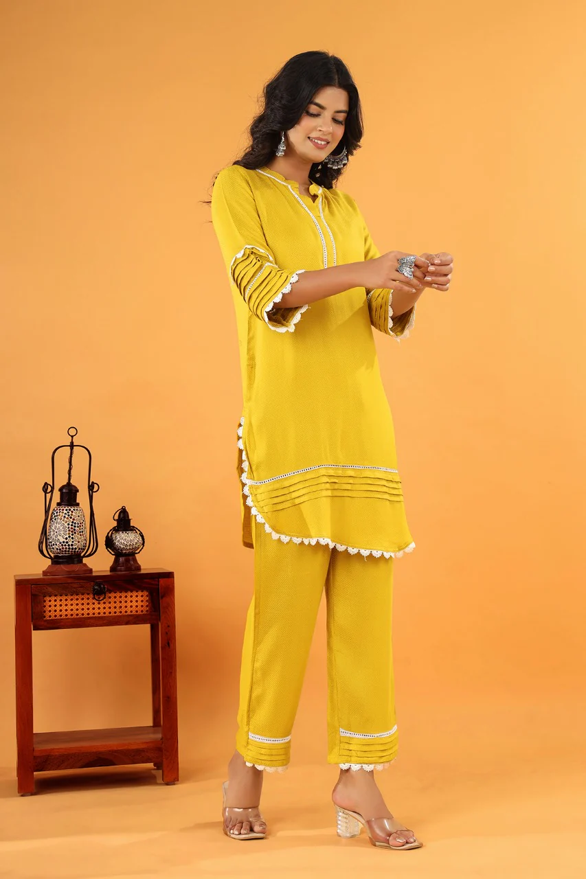 Pawan sunflower cotton co-ord set - Image 4