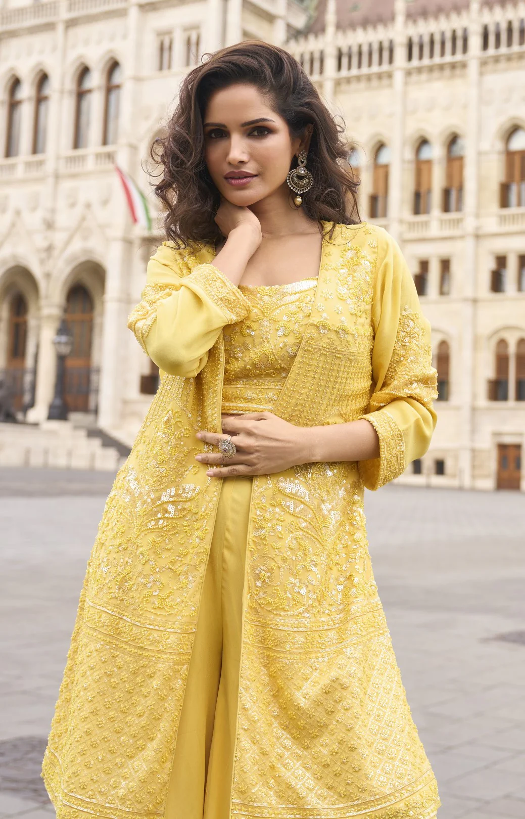 Amulya Sunrise full work fusion 3 pc set - Image 2