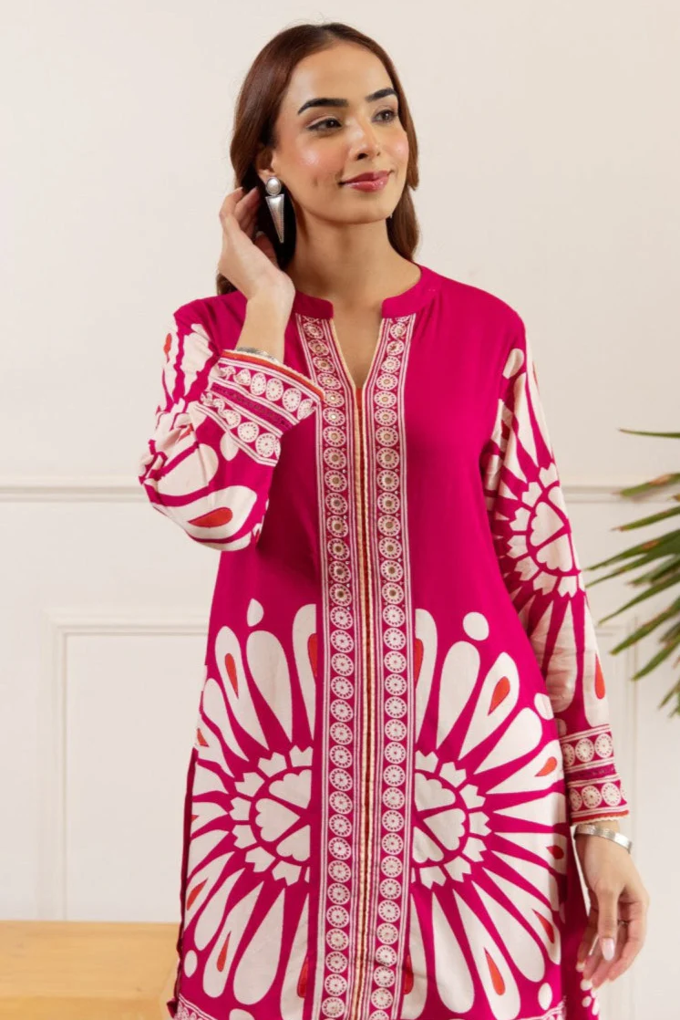 Sonpal flamingo printed co-ord set - Image 2