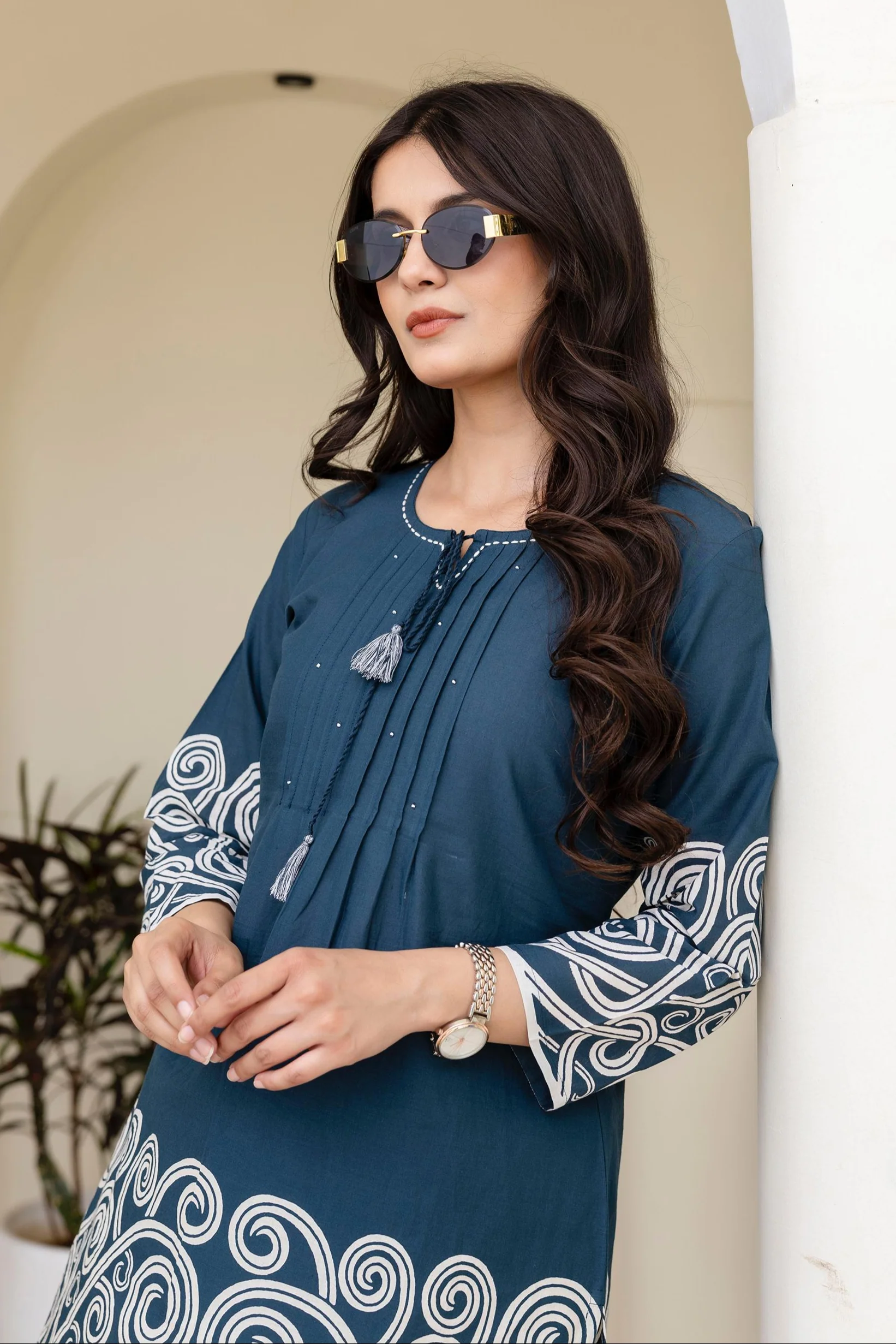 Mokabara Indi cotton co-ord set - Image 2