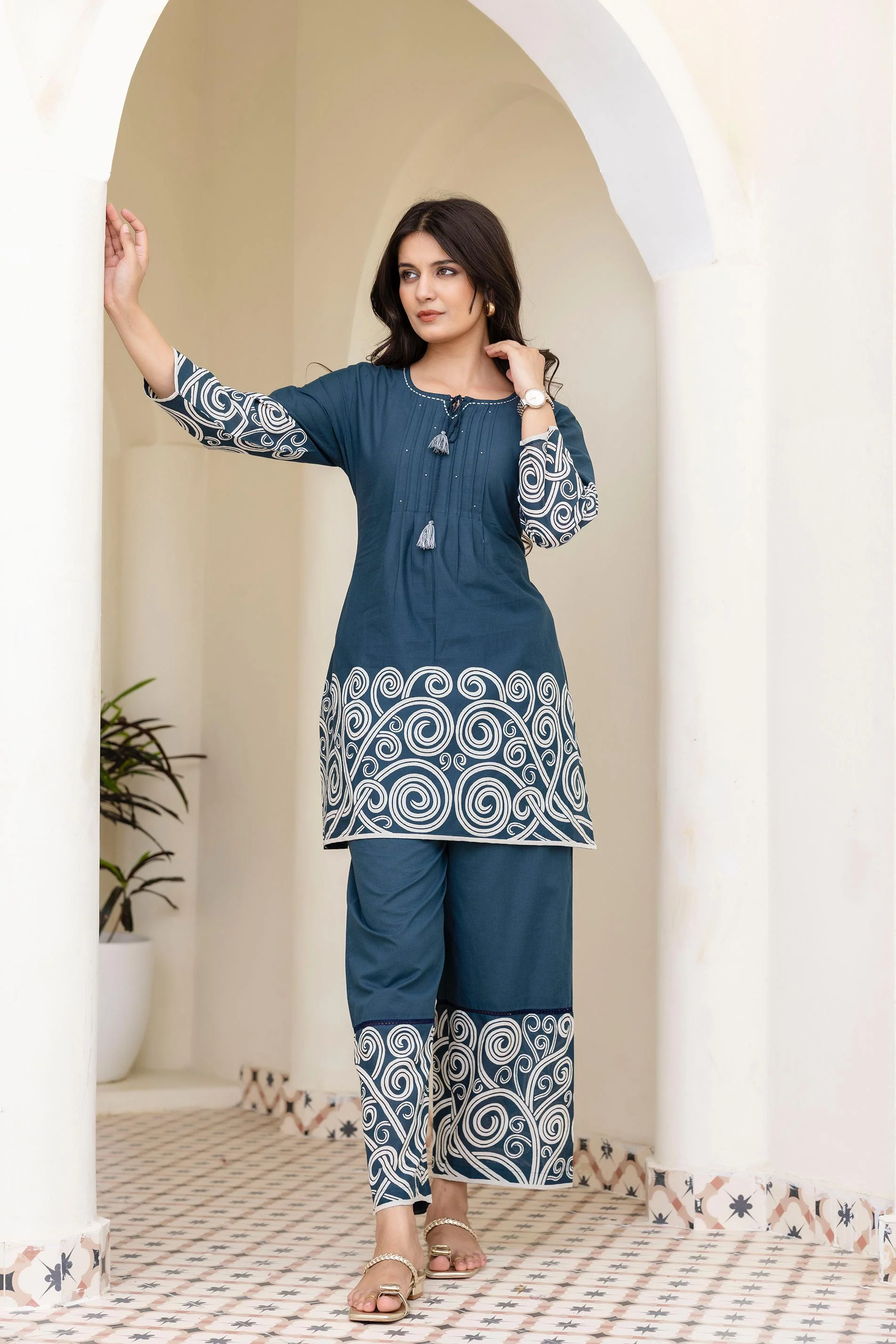 Mokabara Indi cotton co-ord set - Image 4