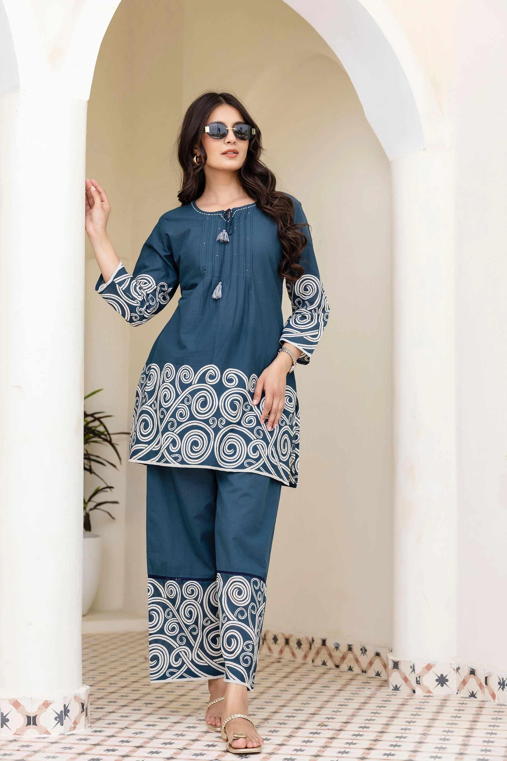 Mokabara Indi cotton co-ord set - Image 7