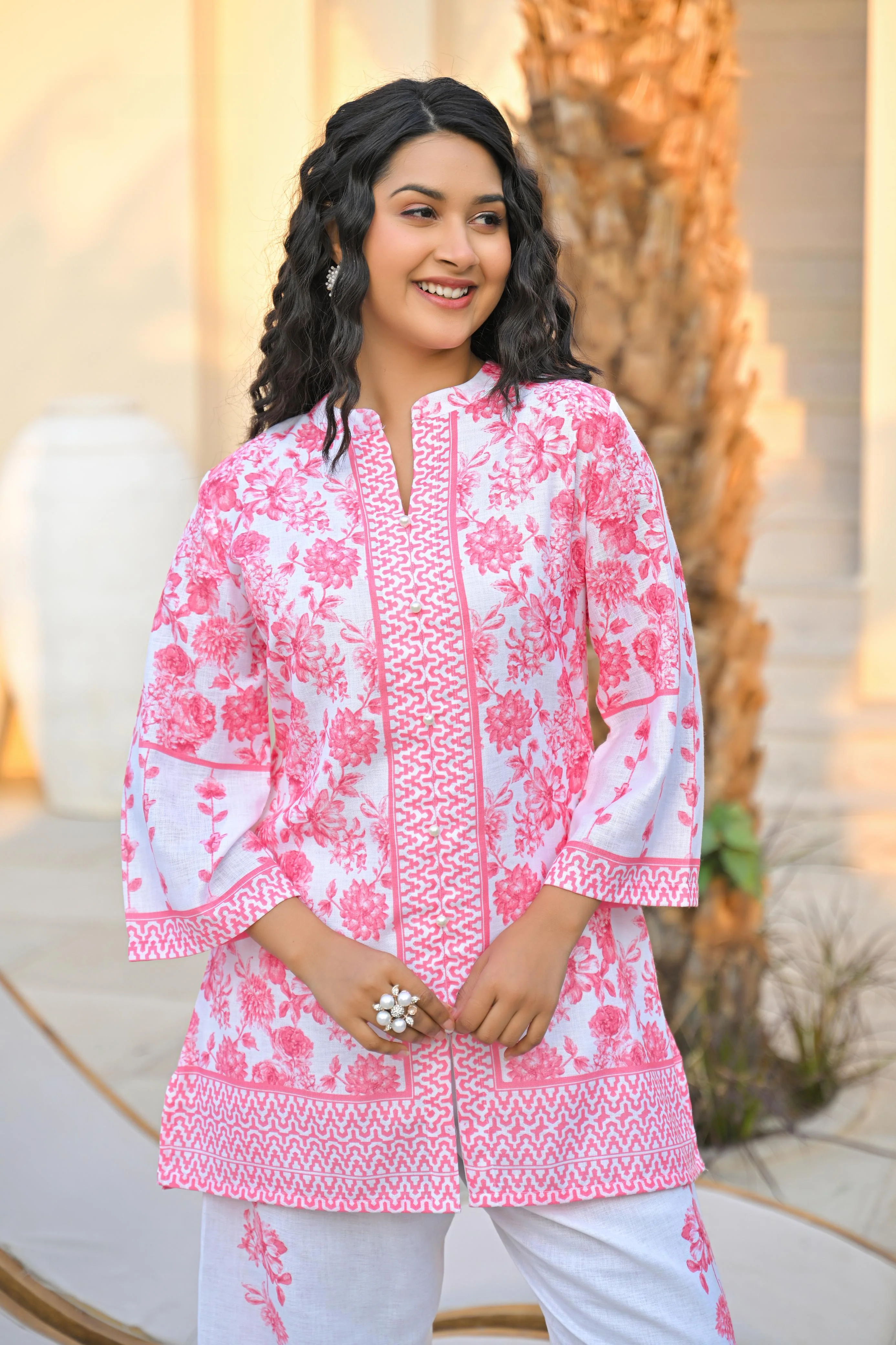 Vastramaya Blush cotton co-ord set - Image 6