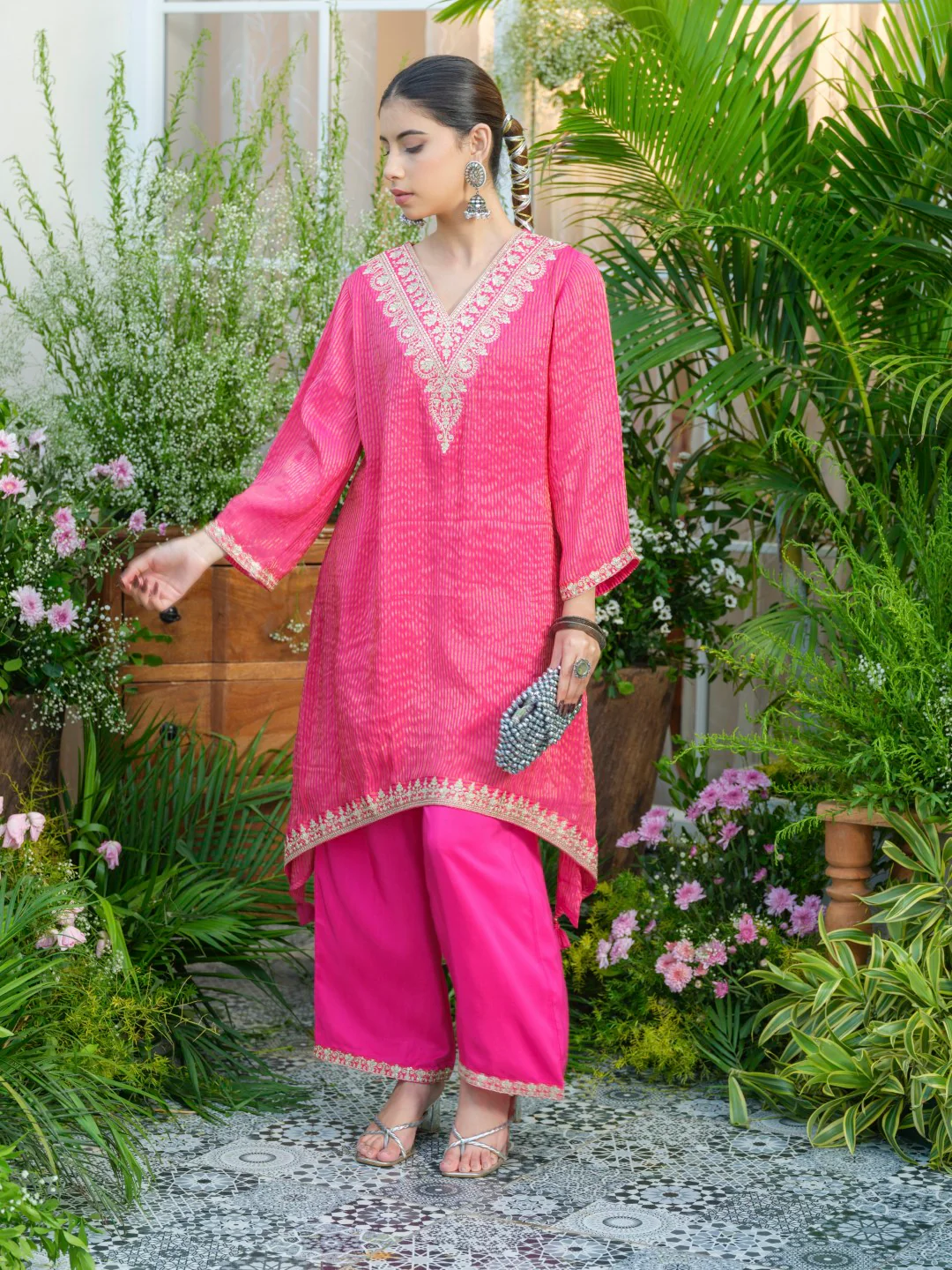Palash cameo fusion work co-ord set - Image 9