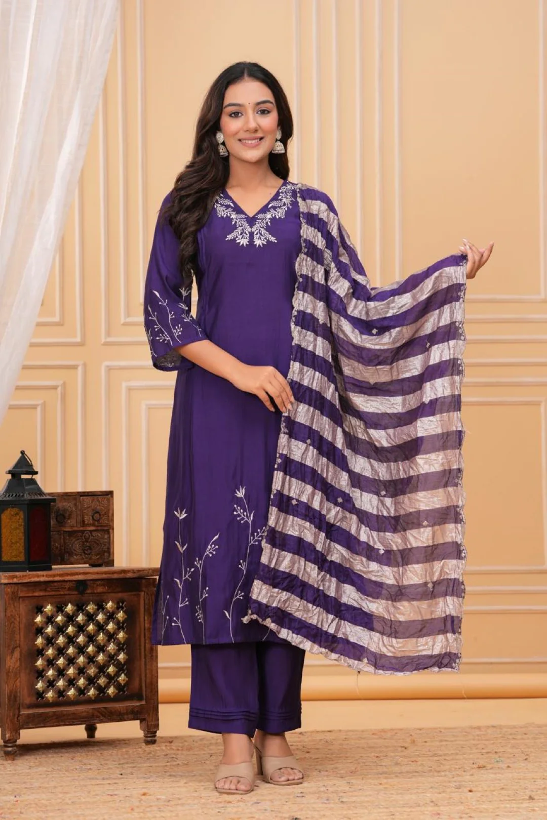 Jayti Grape Work Suit Set - Image 10
