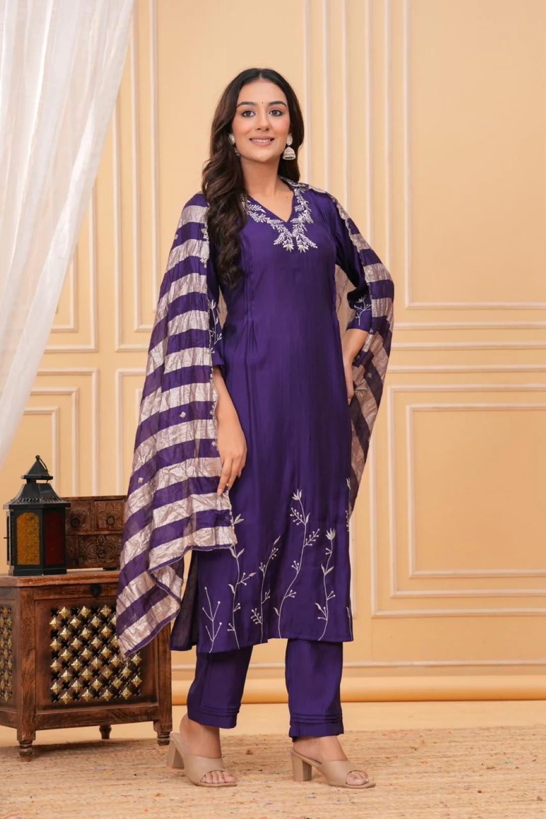 Jayti Grape Work Suit Set - Image 11