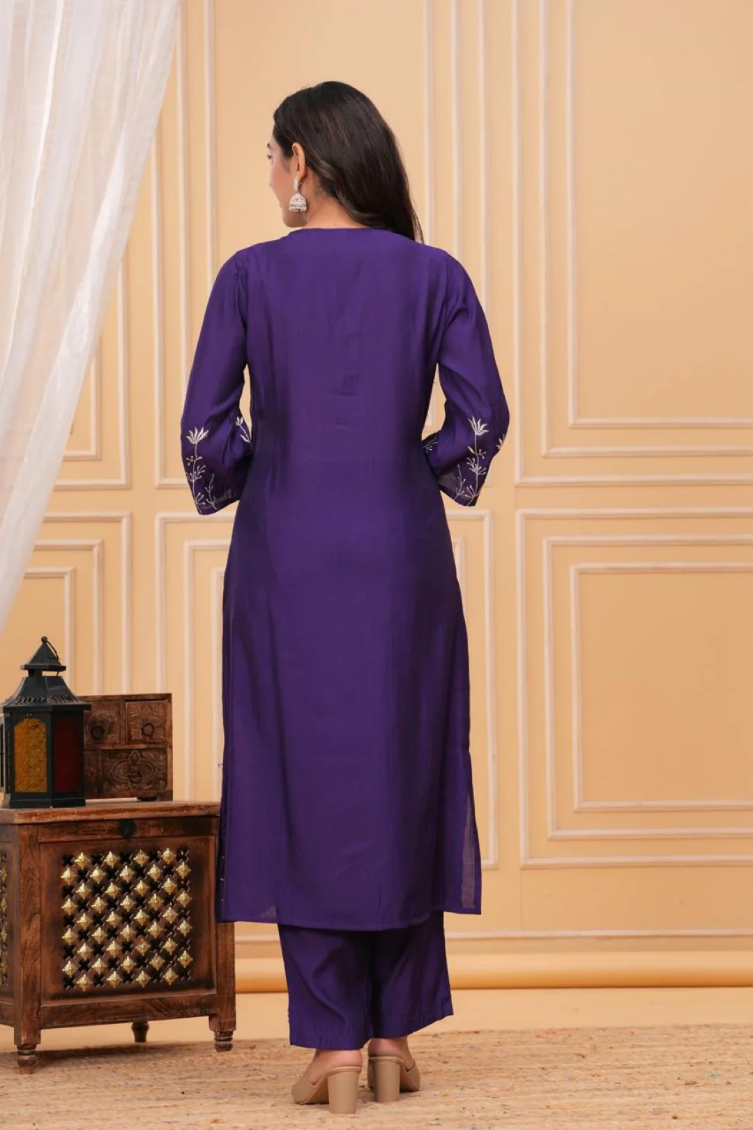 Jayti Grape Work Suit Set - Image 3