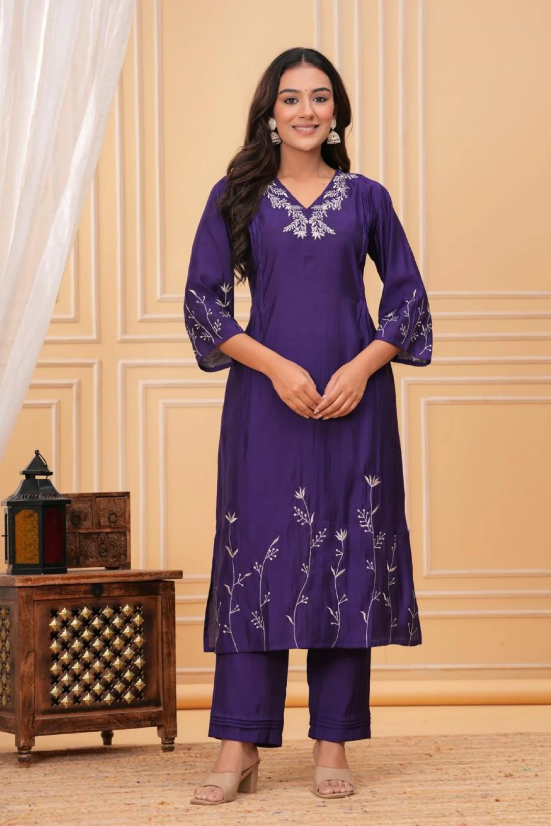Jayti Grape Work Suit Set - Image 5