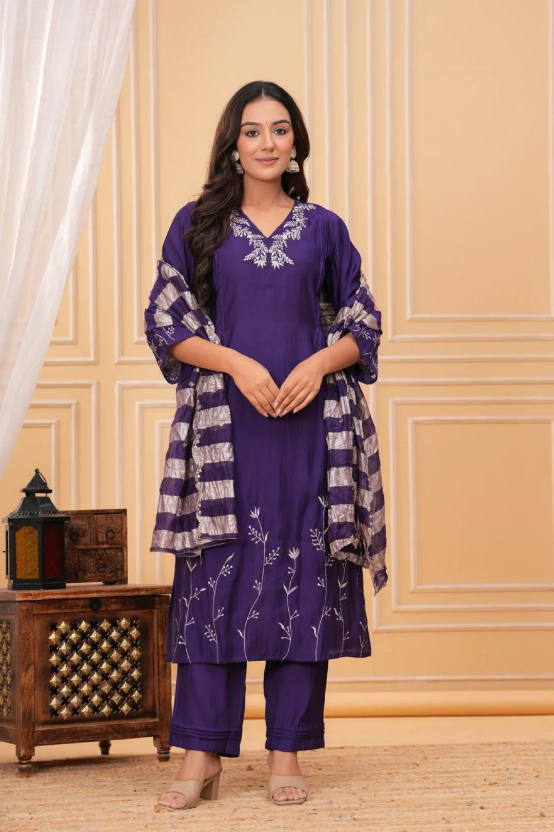 Jayti Grape Work Suit Set - Image 6