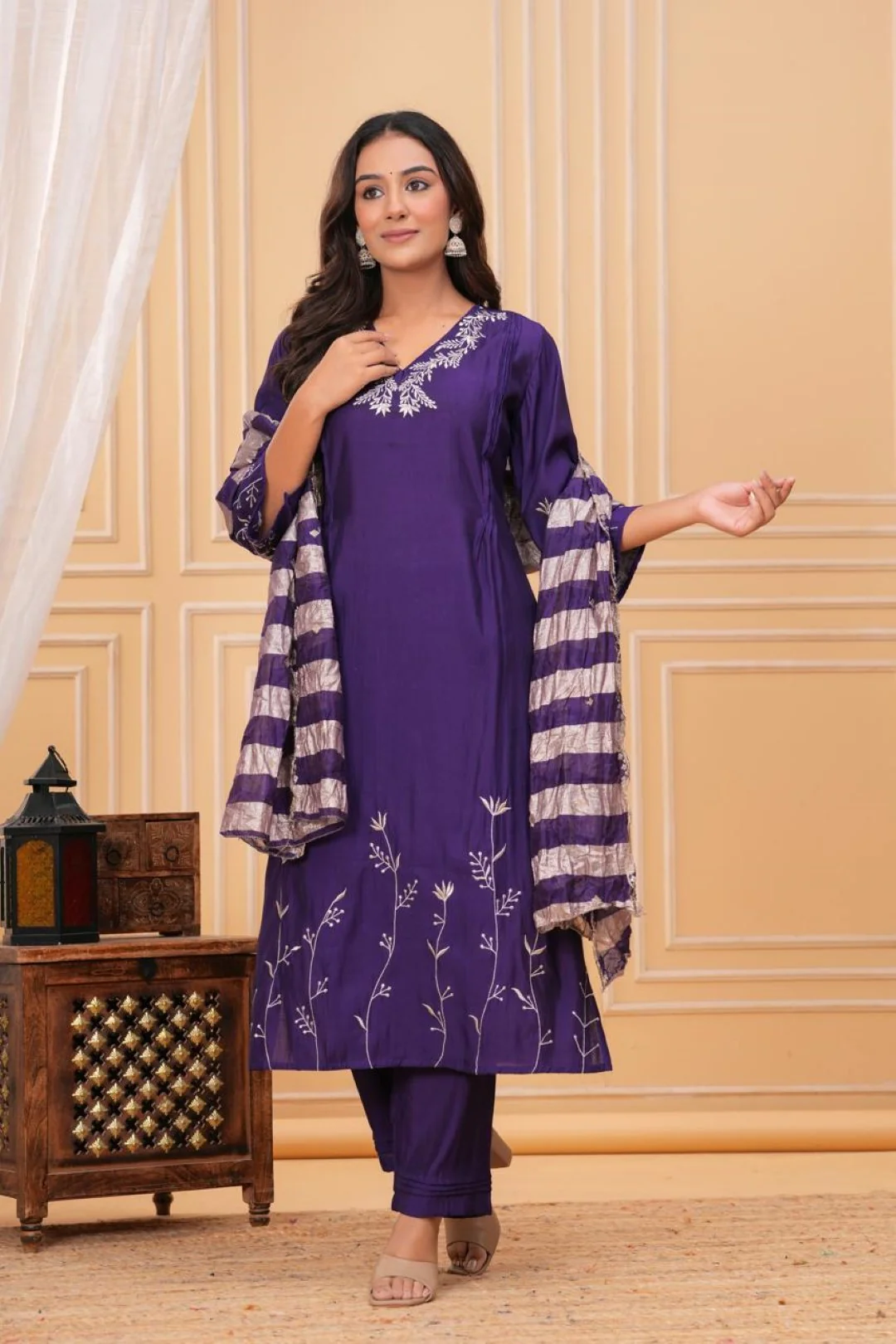 Jayti Grape Work Suit Set - Image 7