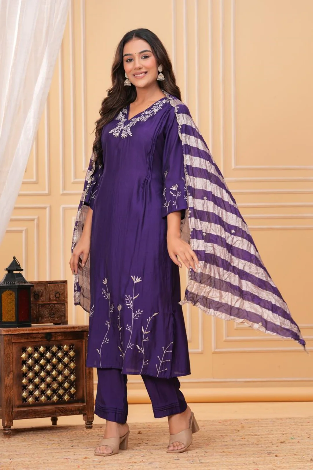 Jayti Grape Work Suit Set - Image 8