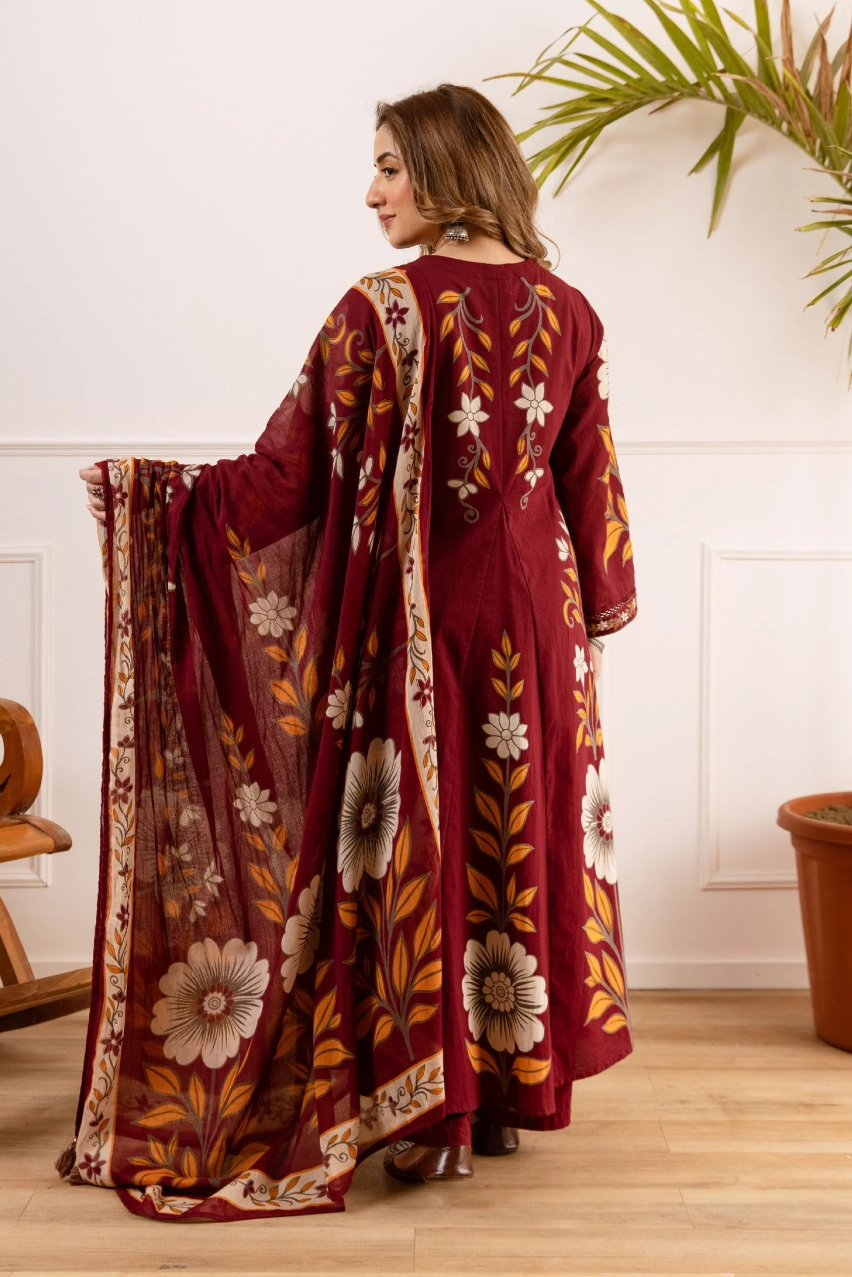 Karen Mulberry Cotton Suit Set - Image 3