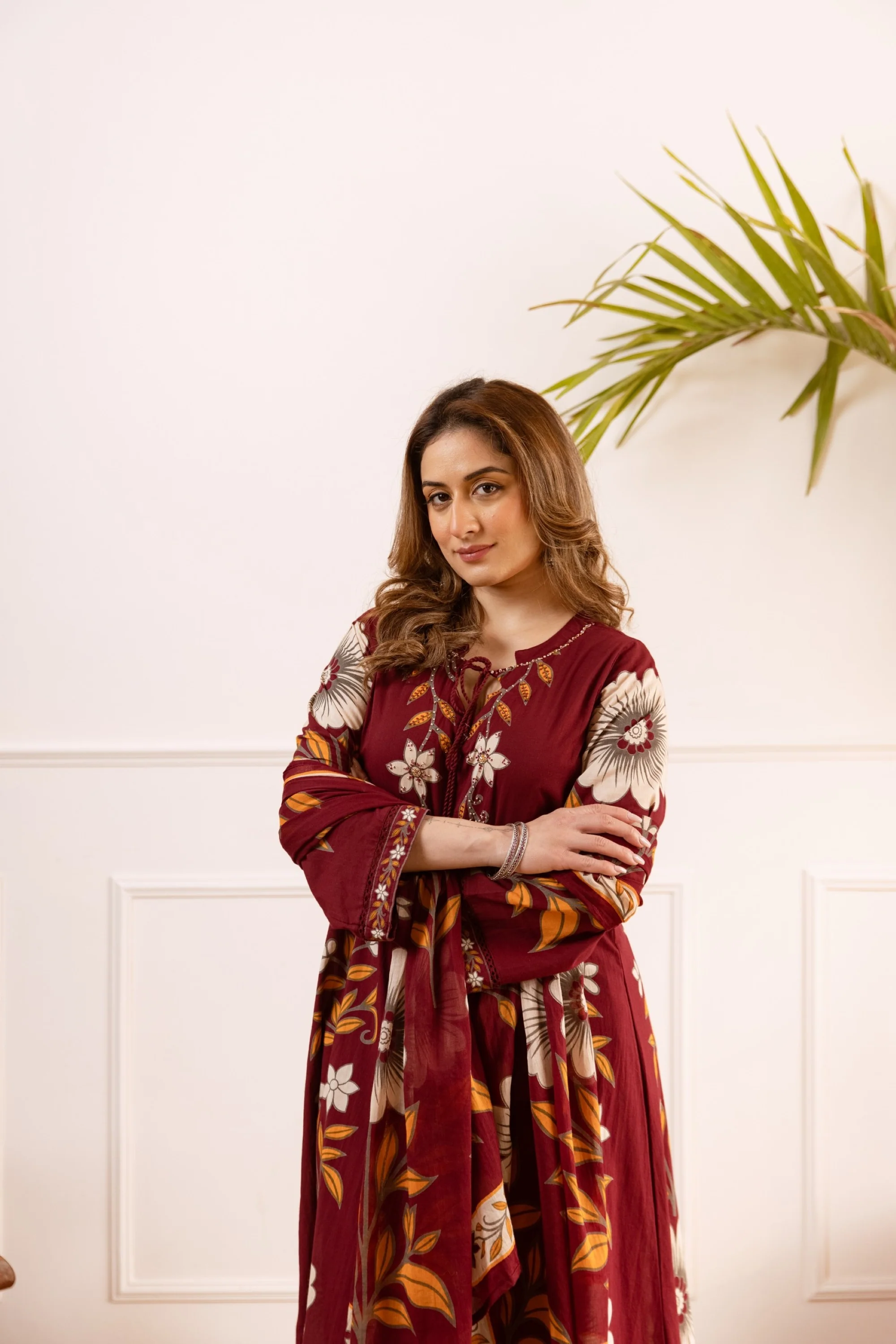 Karen Mulberry Cotton Suit Set - Image 7