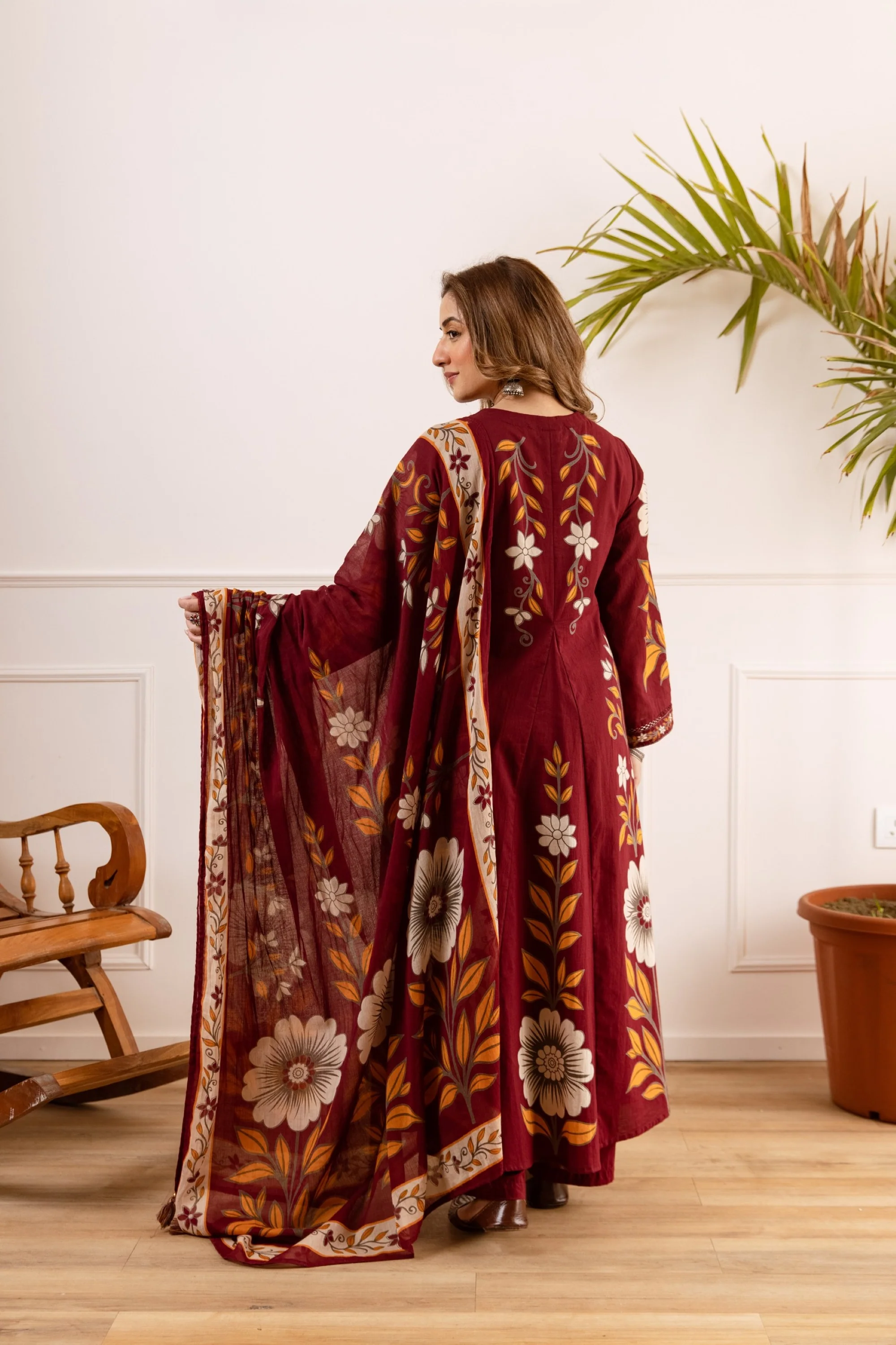 Karen Mulberry Cotton Suit Set - Image 8
