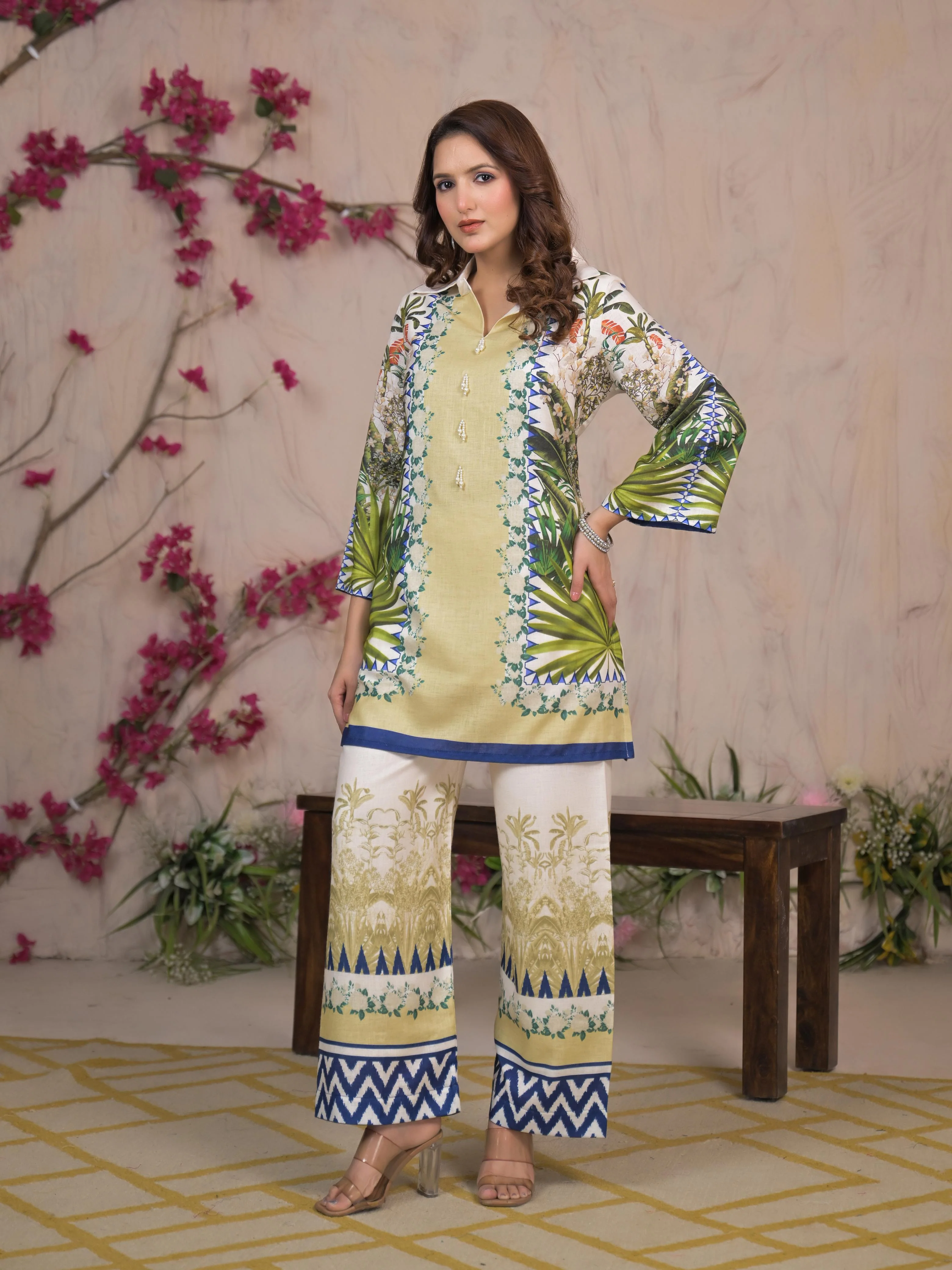 Vastramaya Safari Cotton Printed Co-ord set - Image 5